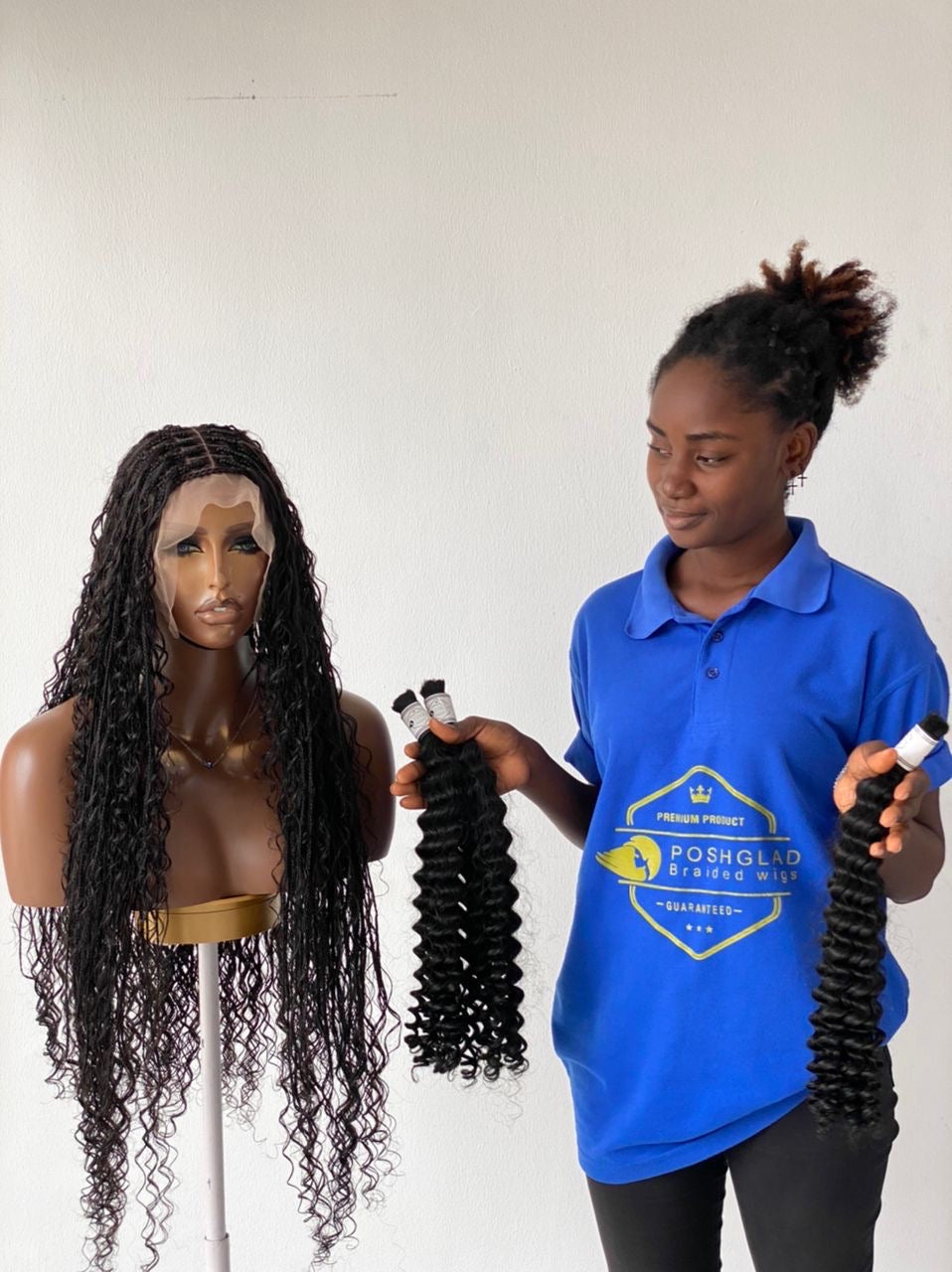 Bohemian humanhair Knotless-Ready to ship (Tara) Bohemian humanhair Knotless-Ready to ship (Tara)