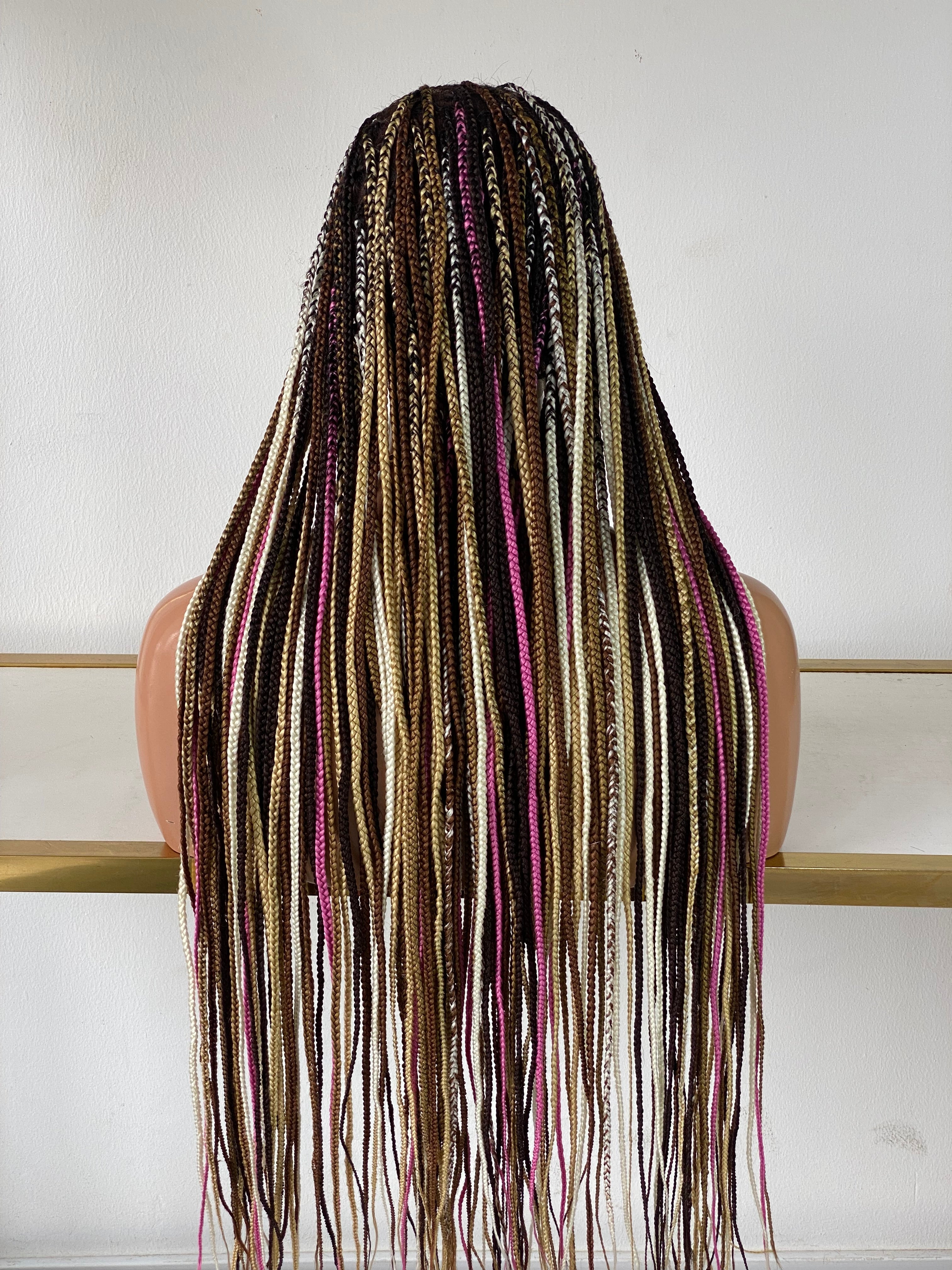 Ready to Ship - Knotless multiple colors braided wigs Ready to Ship - Knotless multiple colors braided wigs