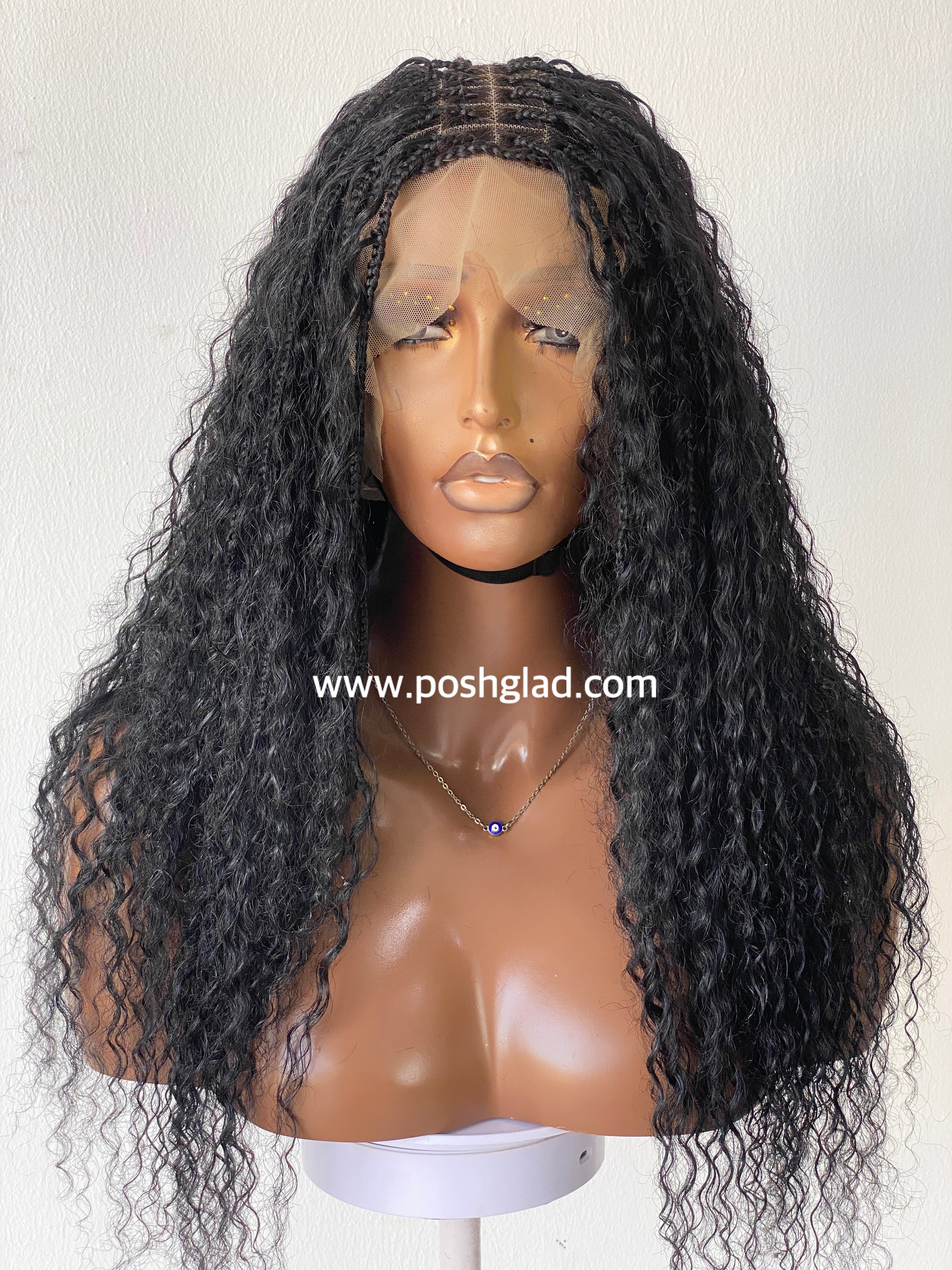 Bohemian Knotless (100% Raw human hair curls) - Tara-01 Bohemian Knotless (100% Raw human hair curls) - Tara-01
