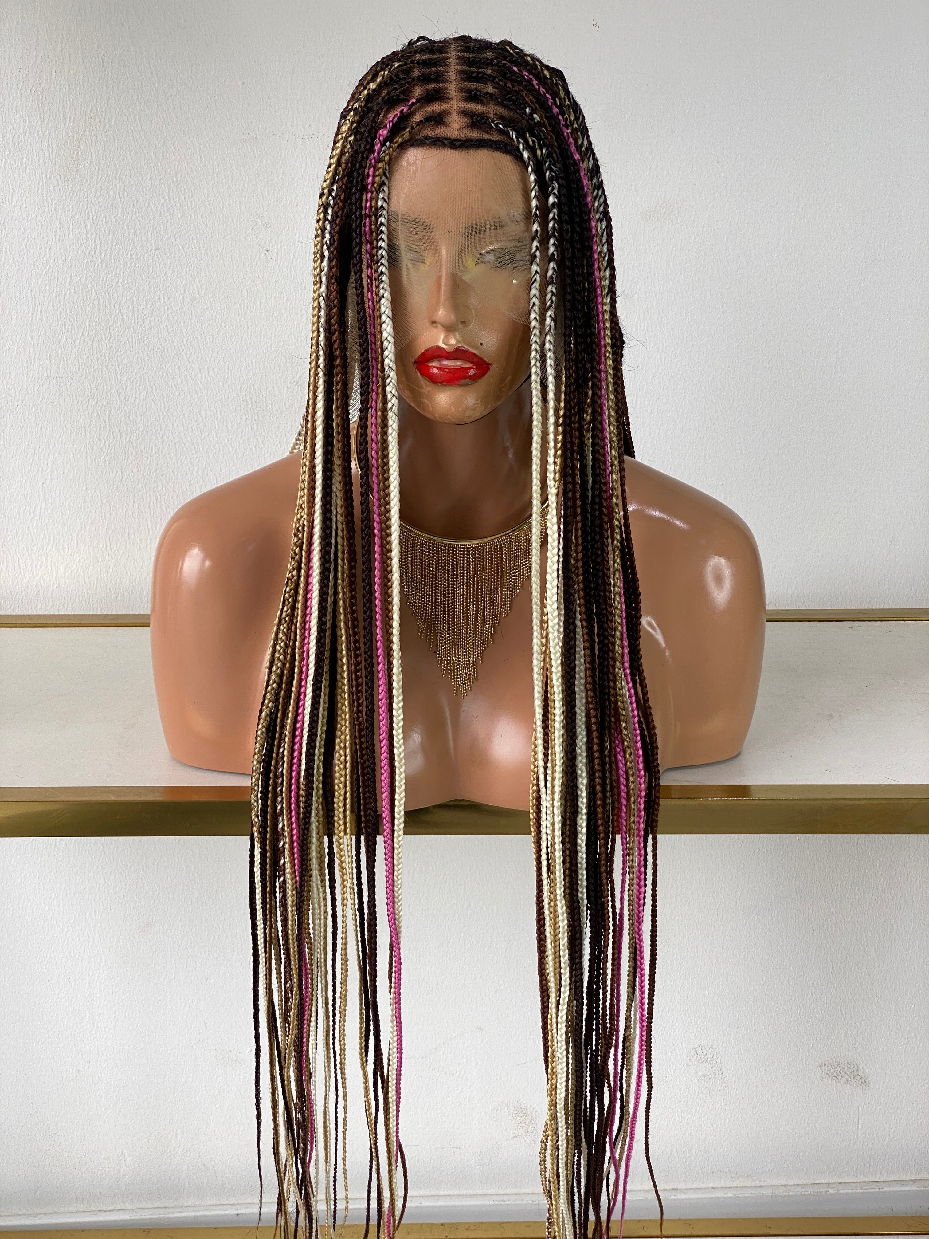 Ready to Ship - Knotless multiple colors braided wigs Ready to Ship - Knotless multiple colors braided wigs
