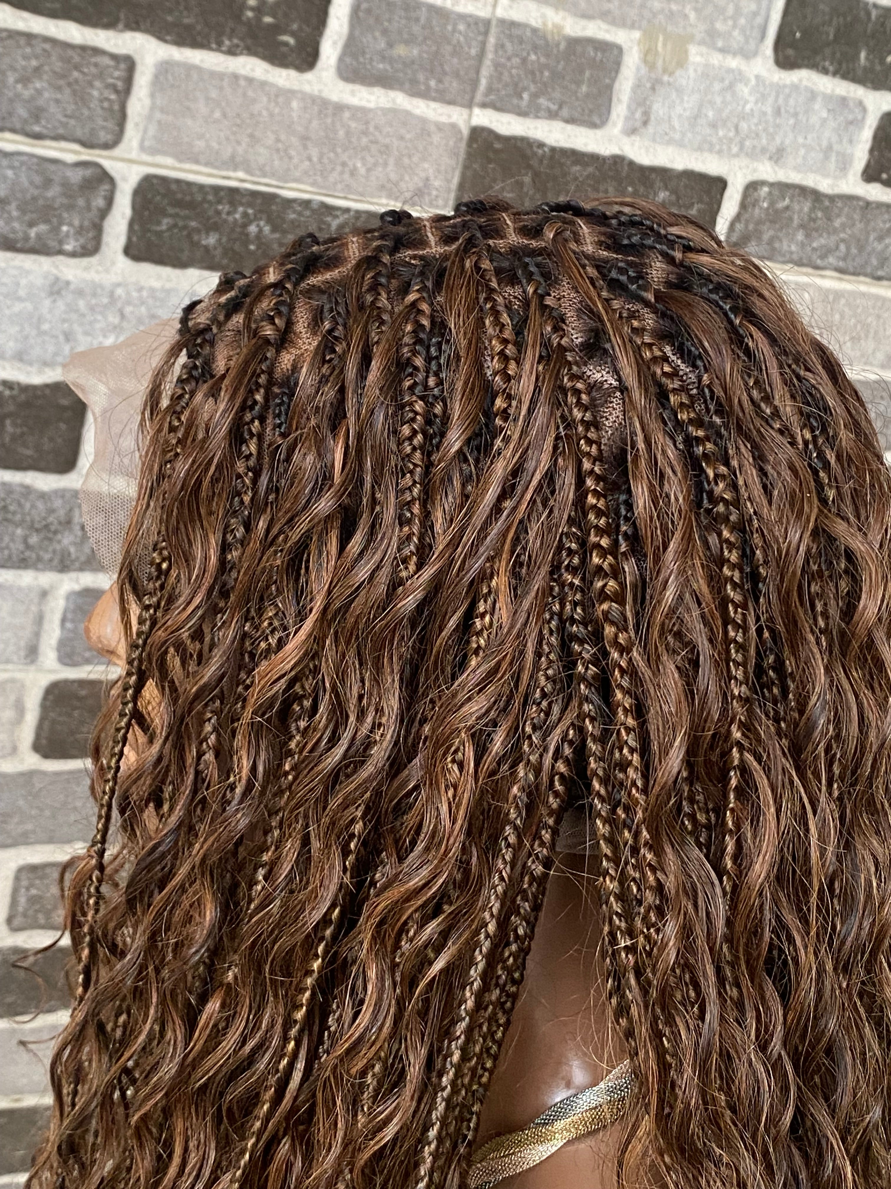 Bohemian knotless custom color (100% humanhair curls) Tara Bohemian knotless custom color (100% humanhair curls) Tara