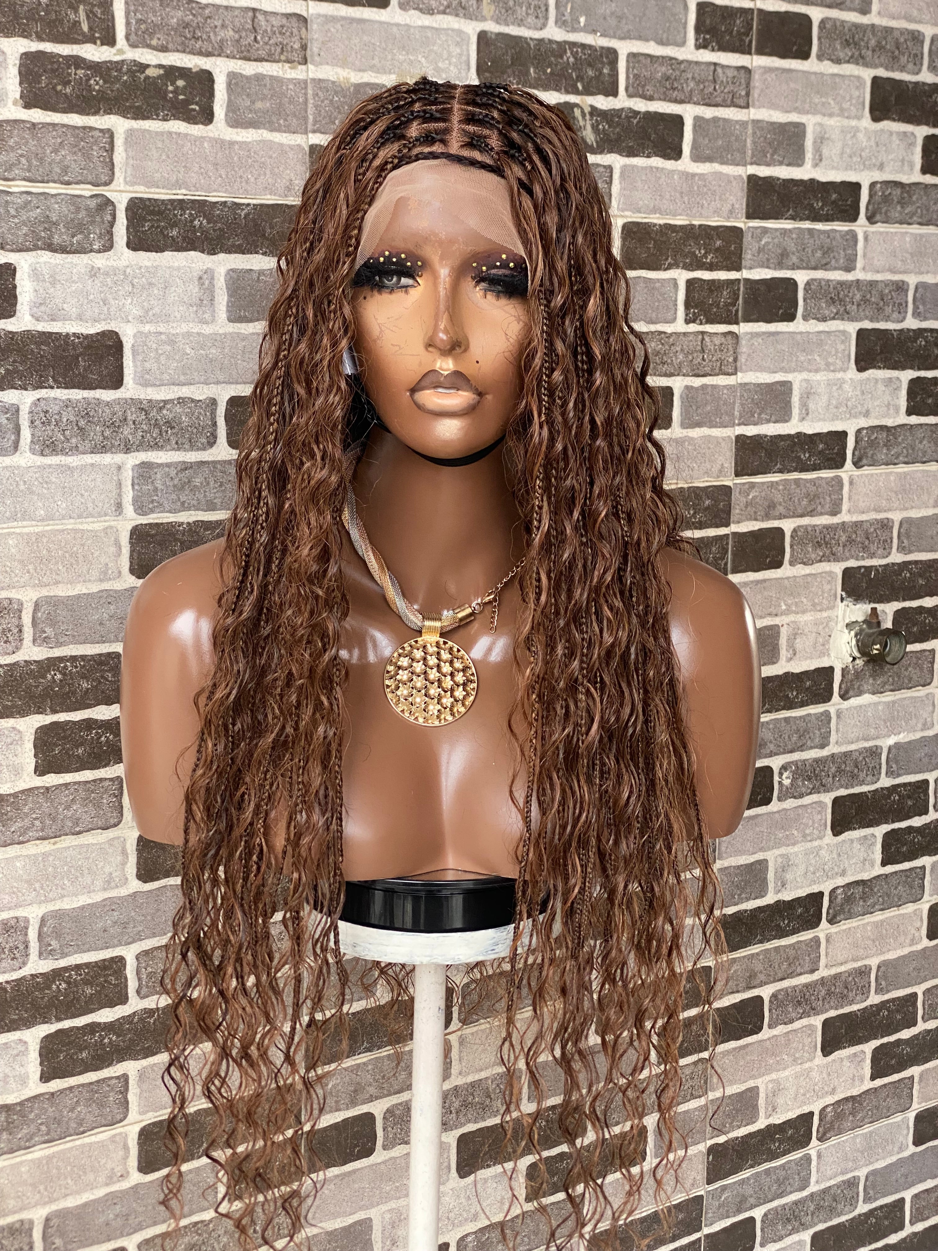 Bohemian knotless custom color (100% humanhair curls) Tara Bohemian knotless custom color (100% humanhair curls) Tara