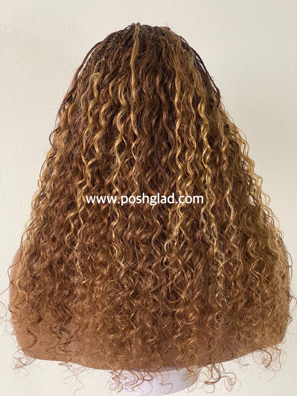 Wet And Wavy 100% Human Hair Knotless Braid Wig, HD Full Lace, Wet And Wavy 100% Human Hair Knotless Braid Wig, HD Full Lace,