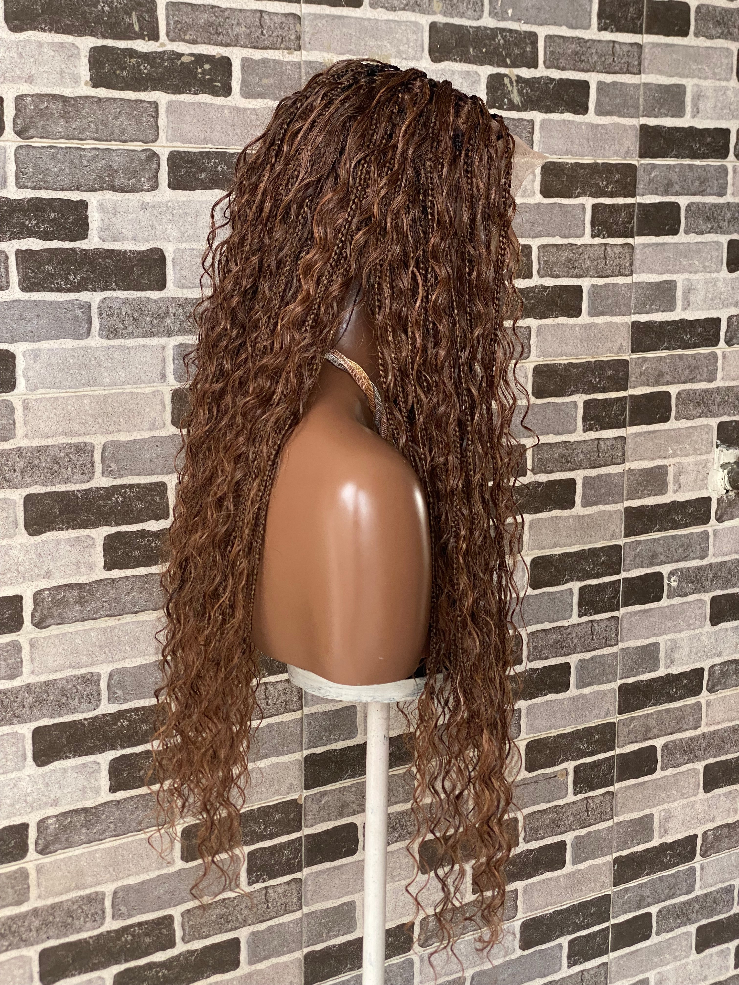 Bohemian knotless custom color (100% humanhair curls) Tara Bohemian knotless custom color (100% humanhair curls) Tara