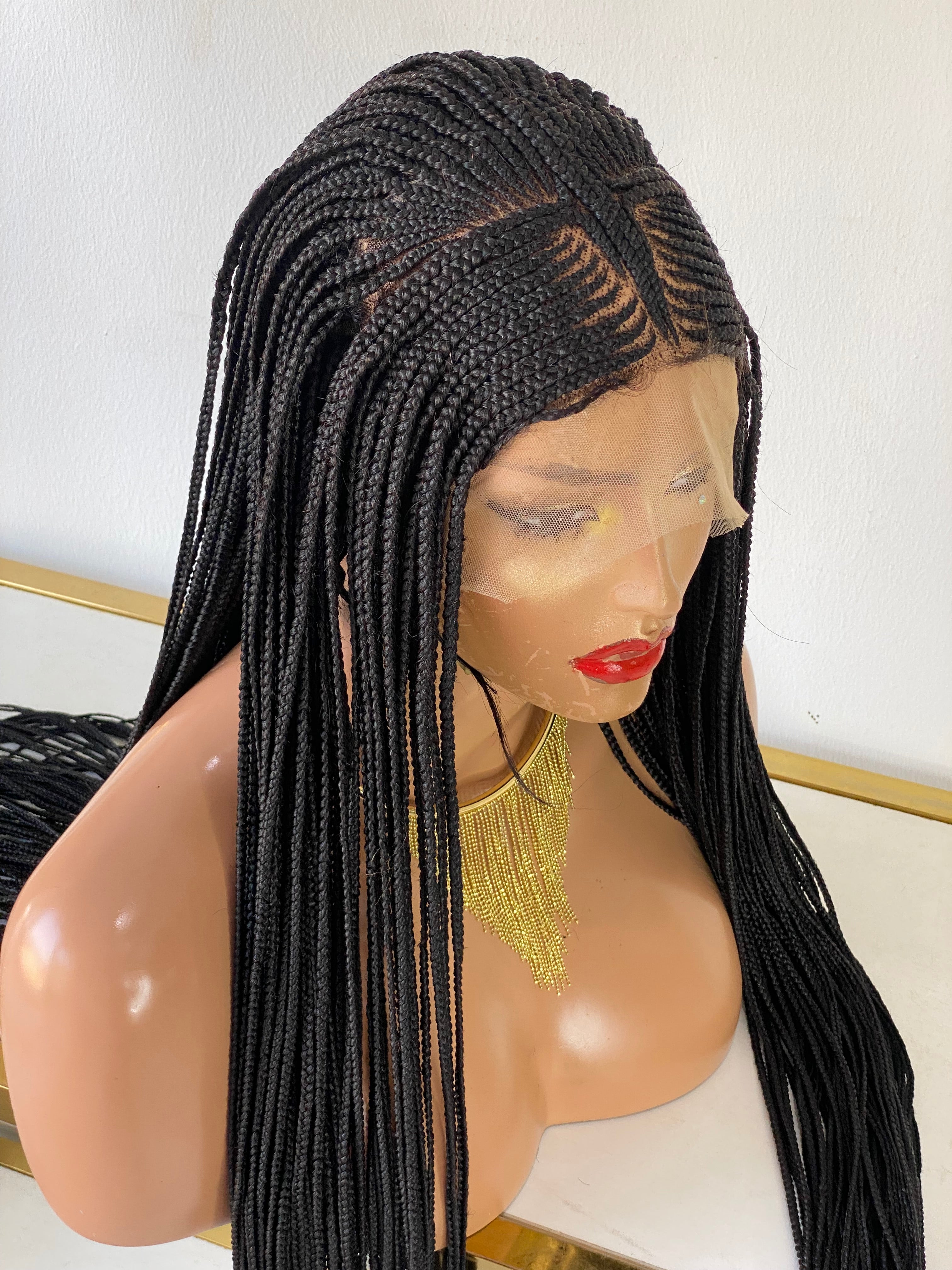 Ready To Ship - Tribal Cornrow Frontal Lace Wig Ready To Ship - Tribal Cornrow Frontal Lace Wig