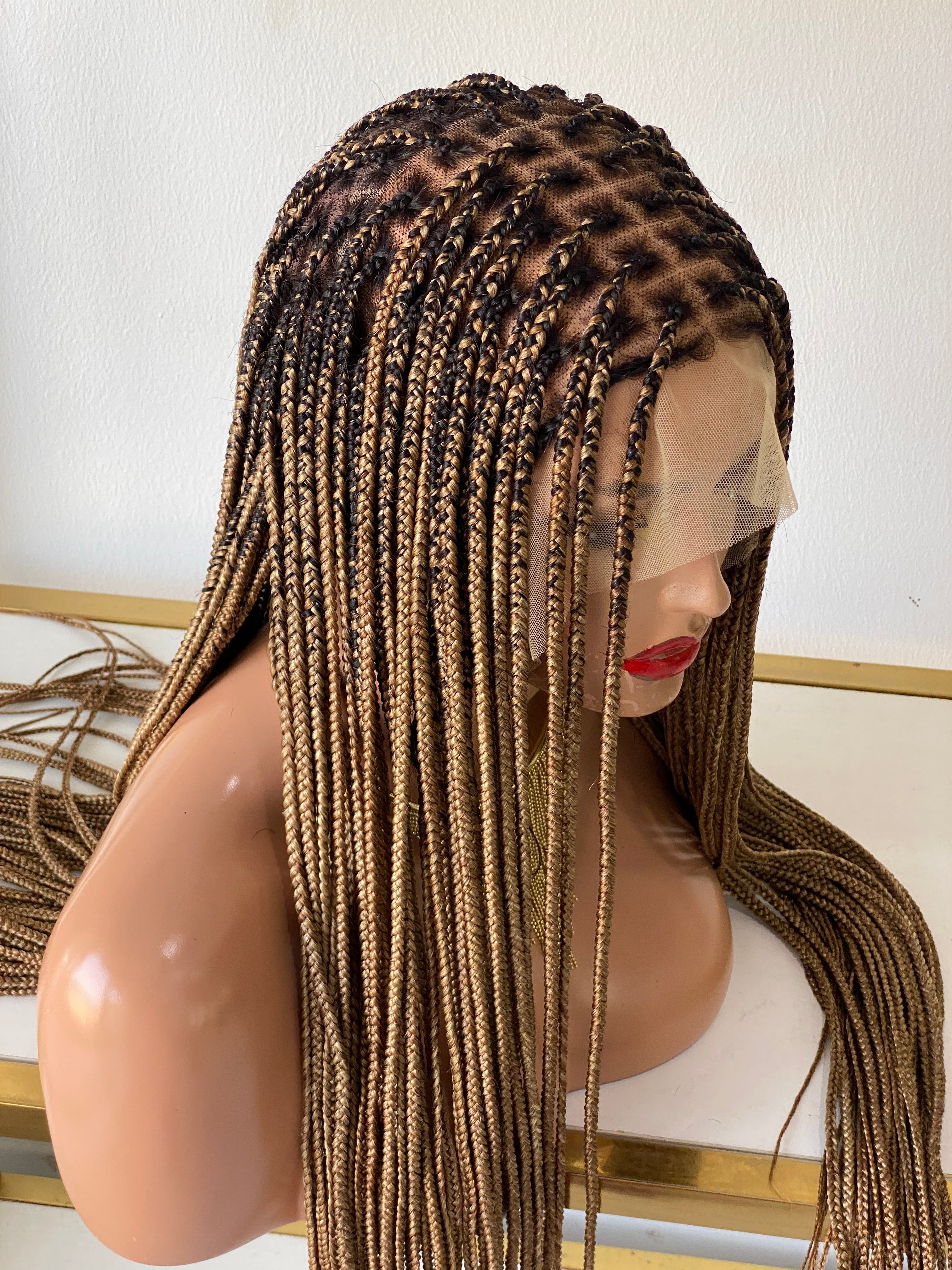 Ready to Ship- Knotless Full lace braided wigs Ready to Ship- Knotless Full lace braided wigs