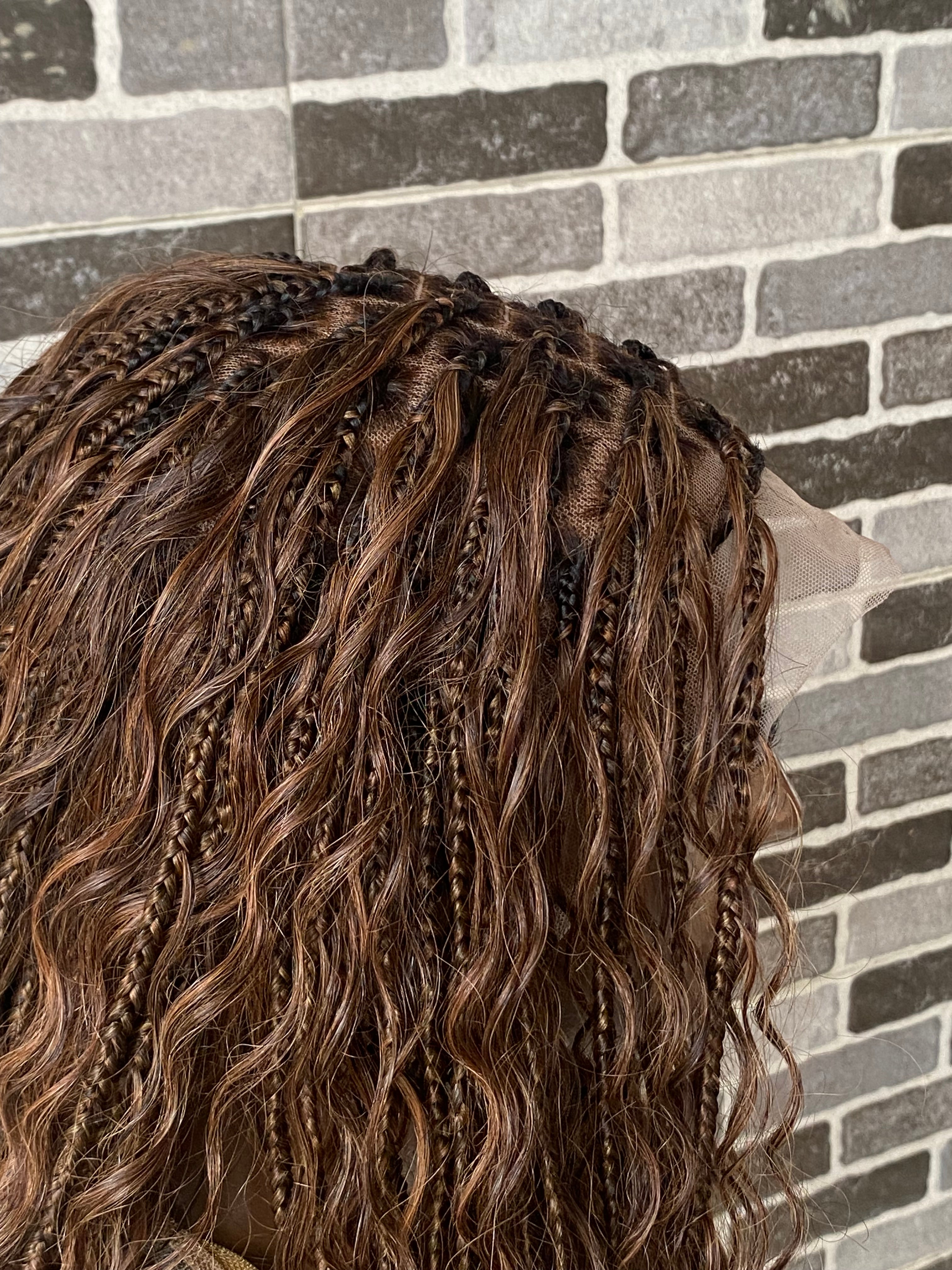 Bohemian knotless custom color (100% humanhair curls) Tara Bohemian knotless custom color (100% humanhair curls) Tara