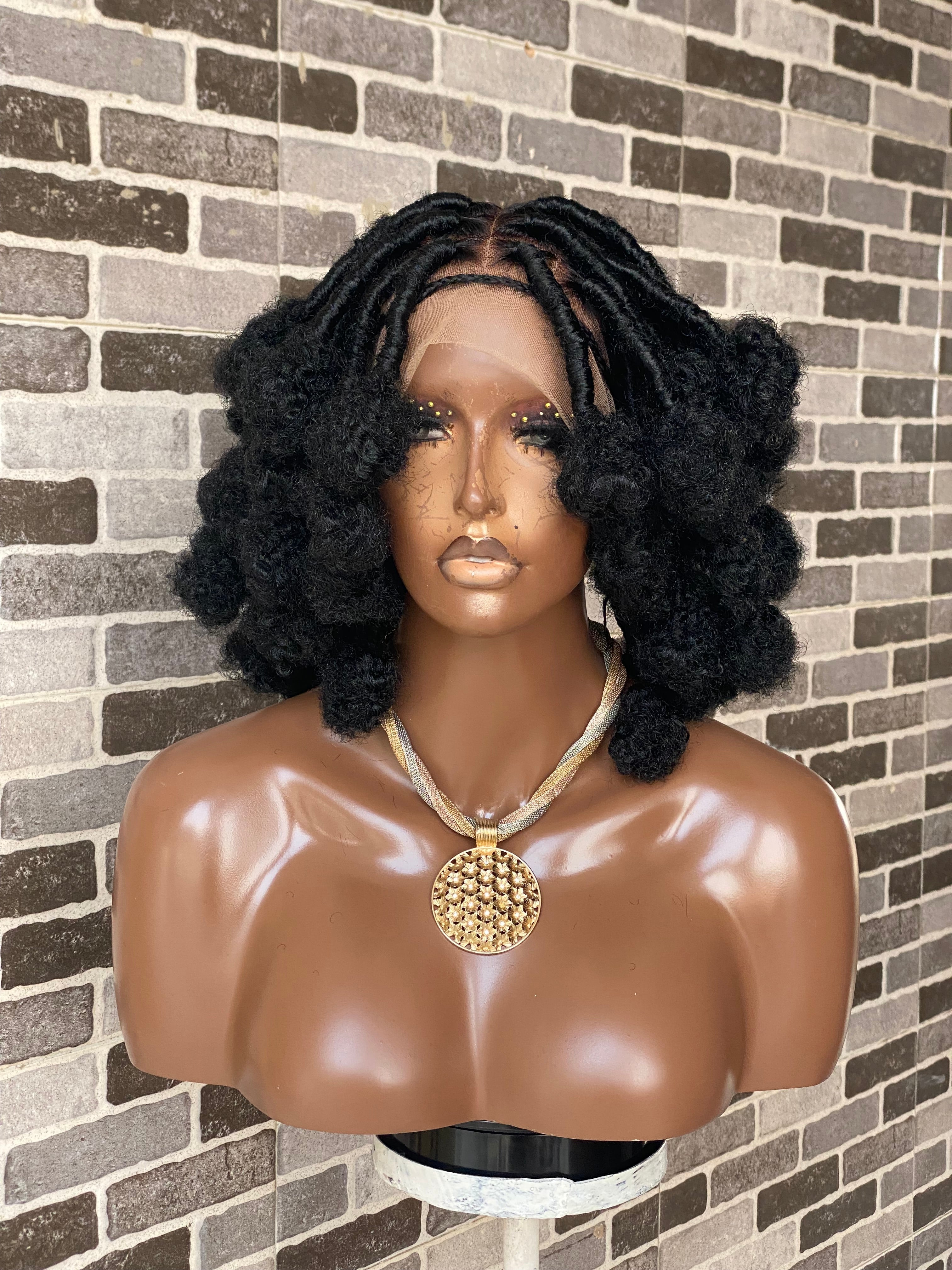 Bantu Knot (Afro Kinky) Full Lace Wig Bantu Knot (Afro Kinky) Full Lace Wig