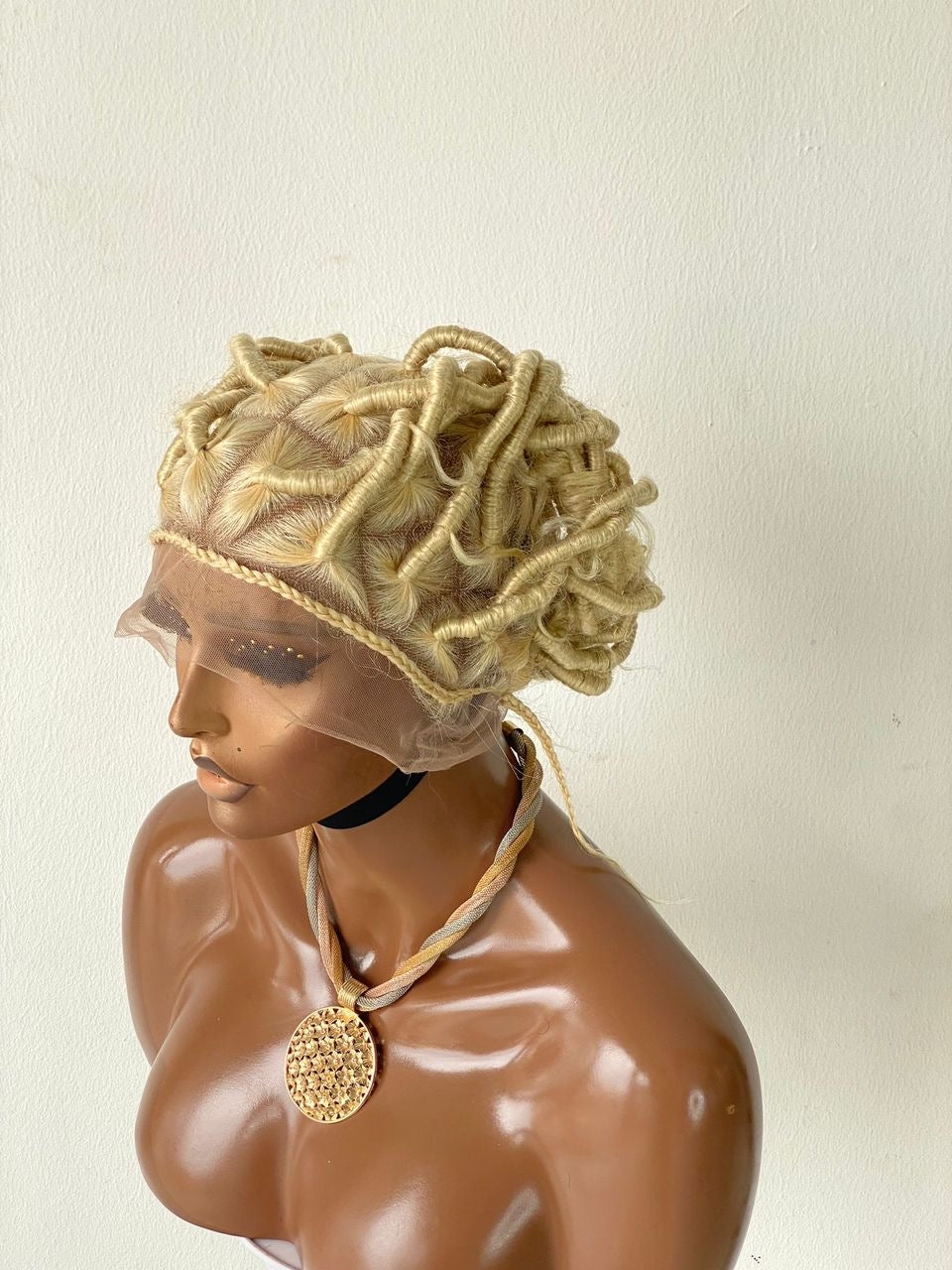 African Mother Urban Locs (Swiss Full Lace) Blond Color - Chosen African Mother Urban Locs (Swiss Full Lace) Blond Color - Chosen