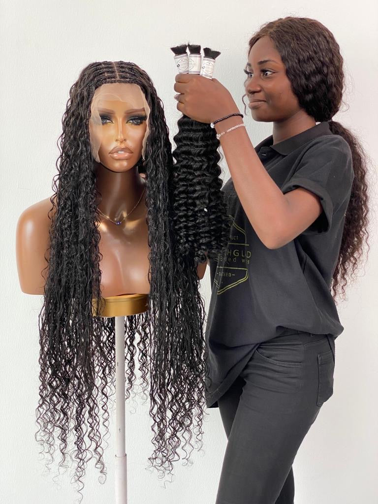 Bohemian humanhair Knotless-Ready to ship (Tara) Bohemian humanhair Knotless-Ready to ship (Tara)
