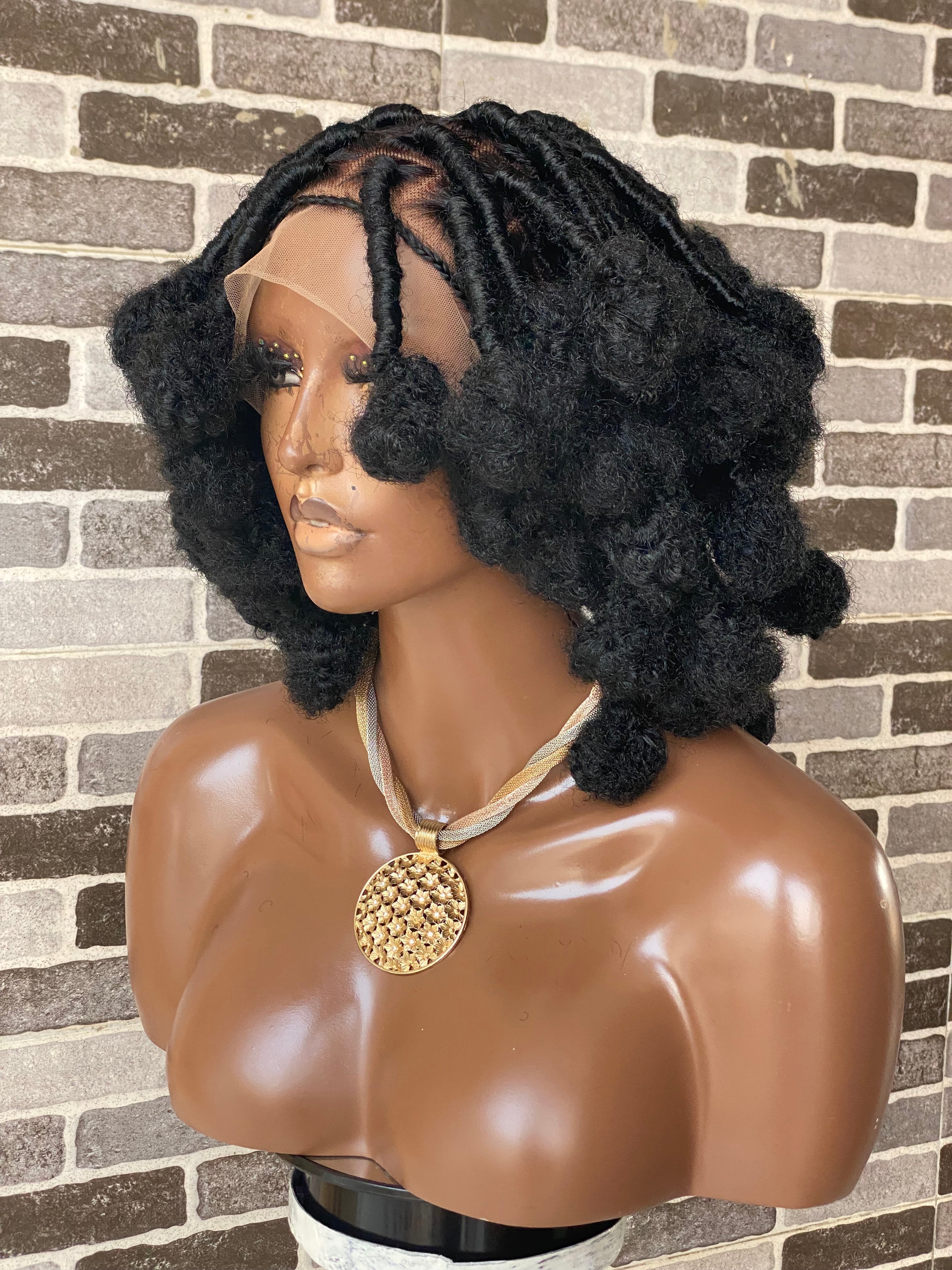 Bantu Knot (Afro Kinky) Full Lace Wig Bantu Knot (Afro Kinky) Full Lace Wig