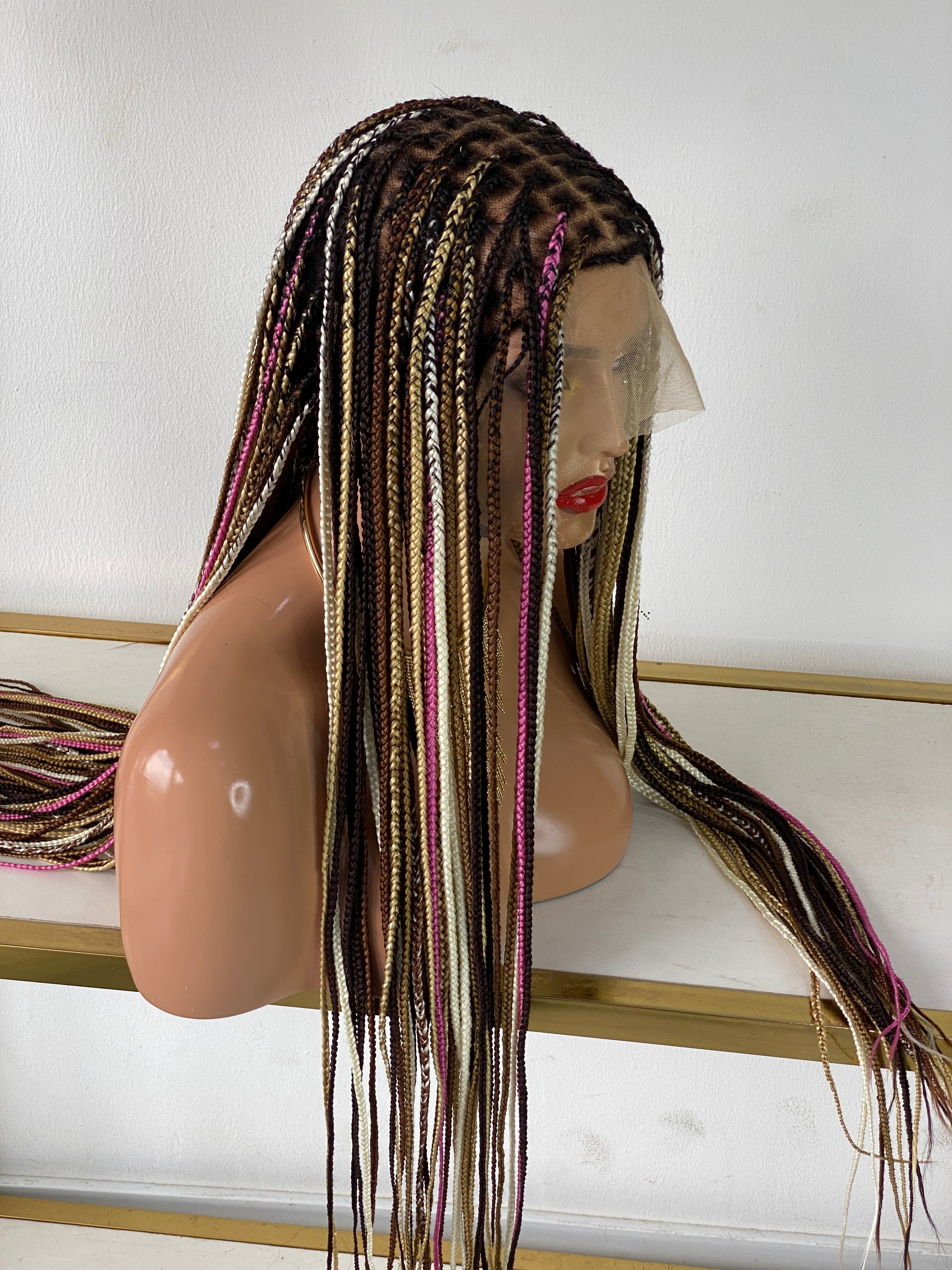 Ready to Ship - Knotless multiple colors braided wigs Ready to Ship - Knotless multiple colors braided wigs