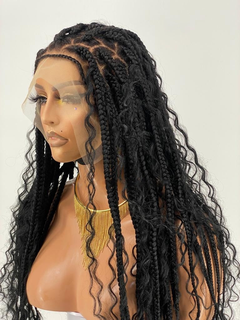 Goddess Jumbo Box Braid Wig - Orbree Goddess Jumbo Box Braid Wig - Orbree