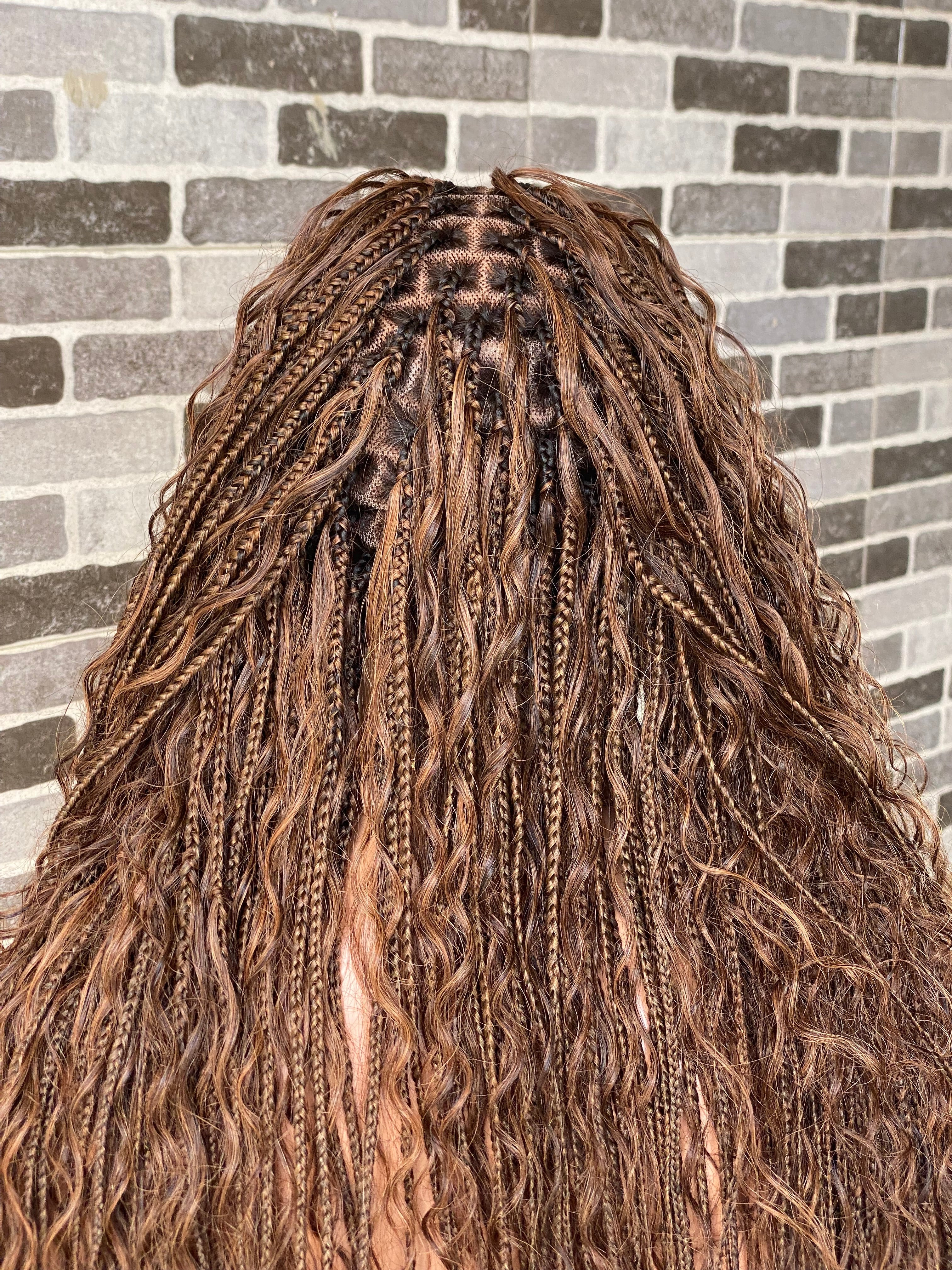 Bohemian knotless custom color (100% humanhair curls) Tara Bohemian knotless custom color (100% humanhair curls) Tara