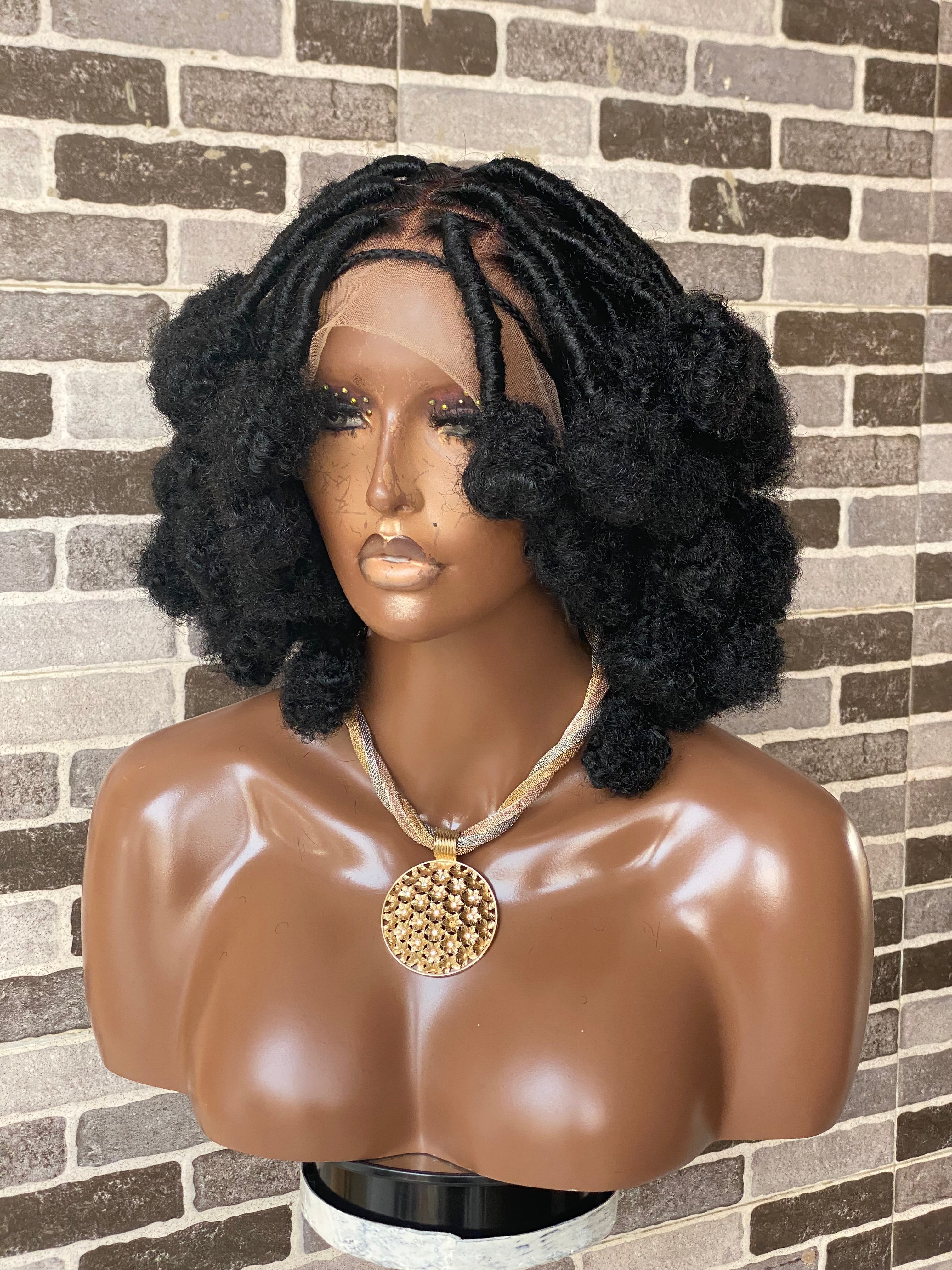 Bantu Knot (Afro Kinky) Full Lace Wig Bantu Knot (Afro Kinky) Full Lace Wig