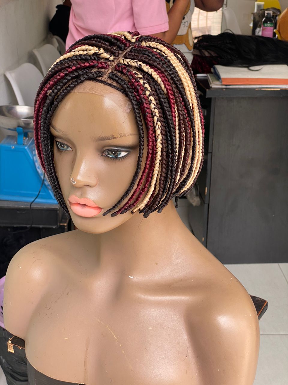 Bob Braided Wig - Lace Closure 4x4 - Destiny Bob Braided Wig - Lace Closure 4x4 - Destiny