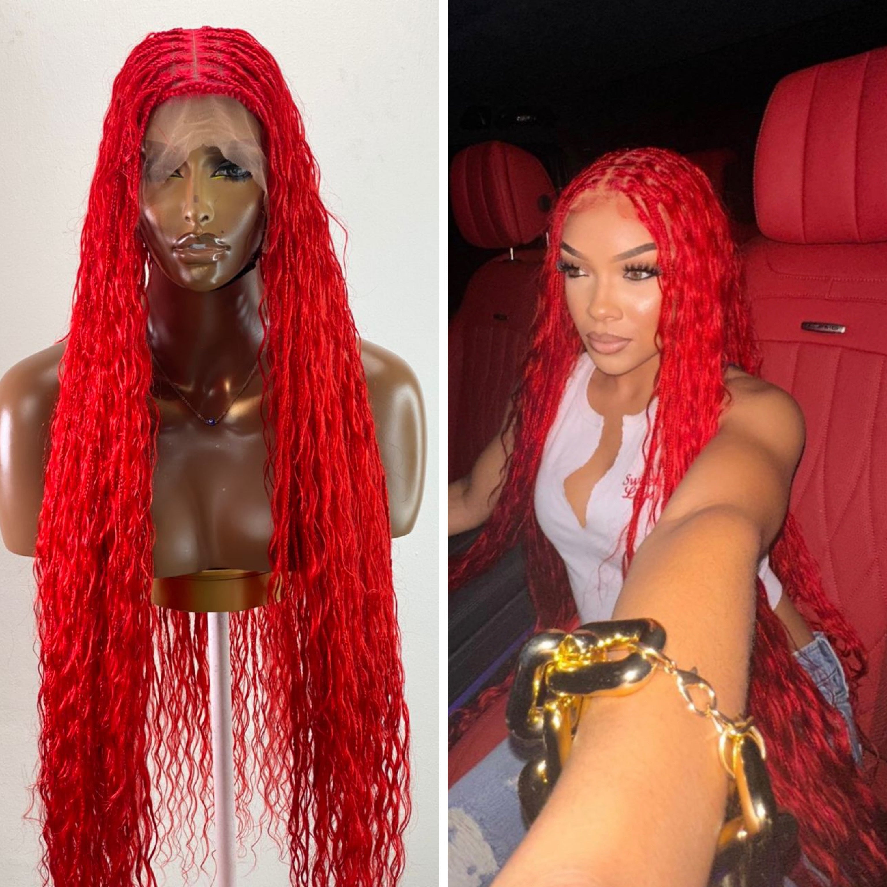 Bohemian Knotless - TARA RED (100% Human Hair) Bohemian Knotless - TARA RED (100% Human Hair)