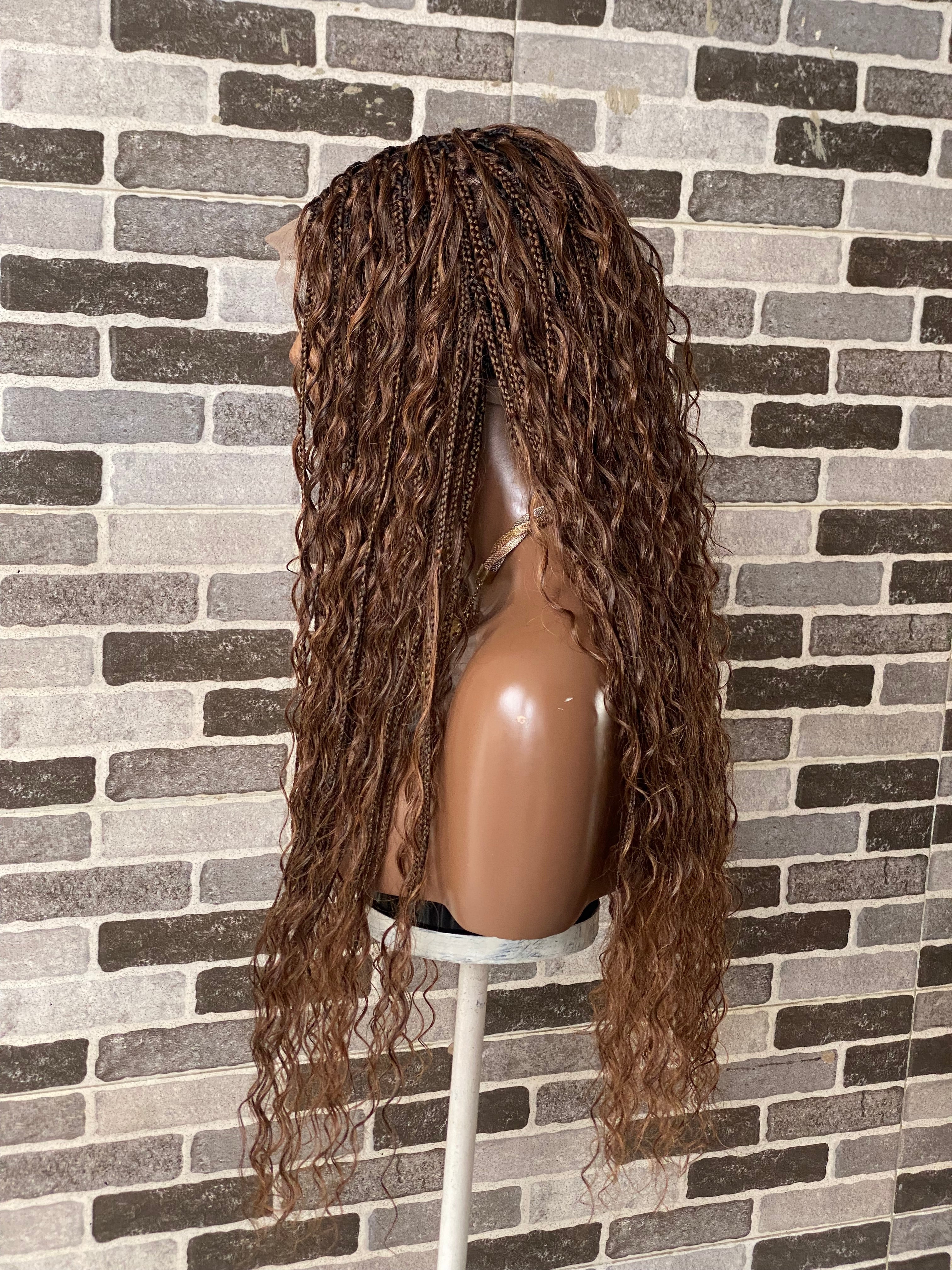 Bohemian knotless custom color (100% humanhair curls) Tara Bohemian knotless custom color (100% humanhair curls) Tara