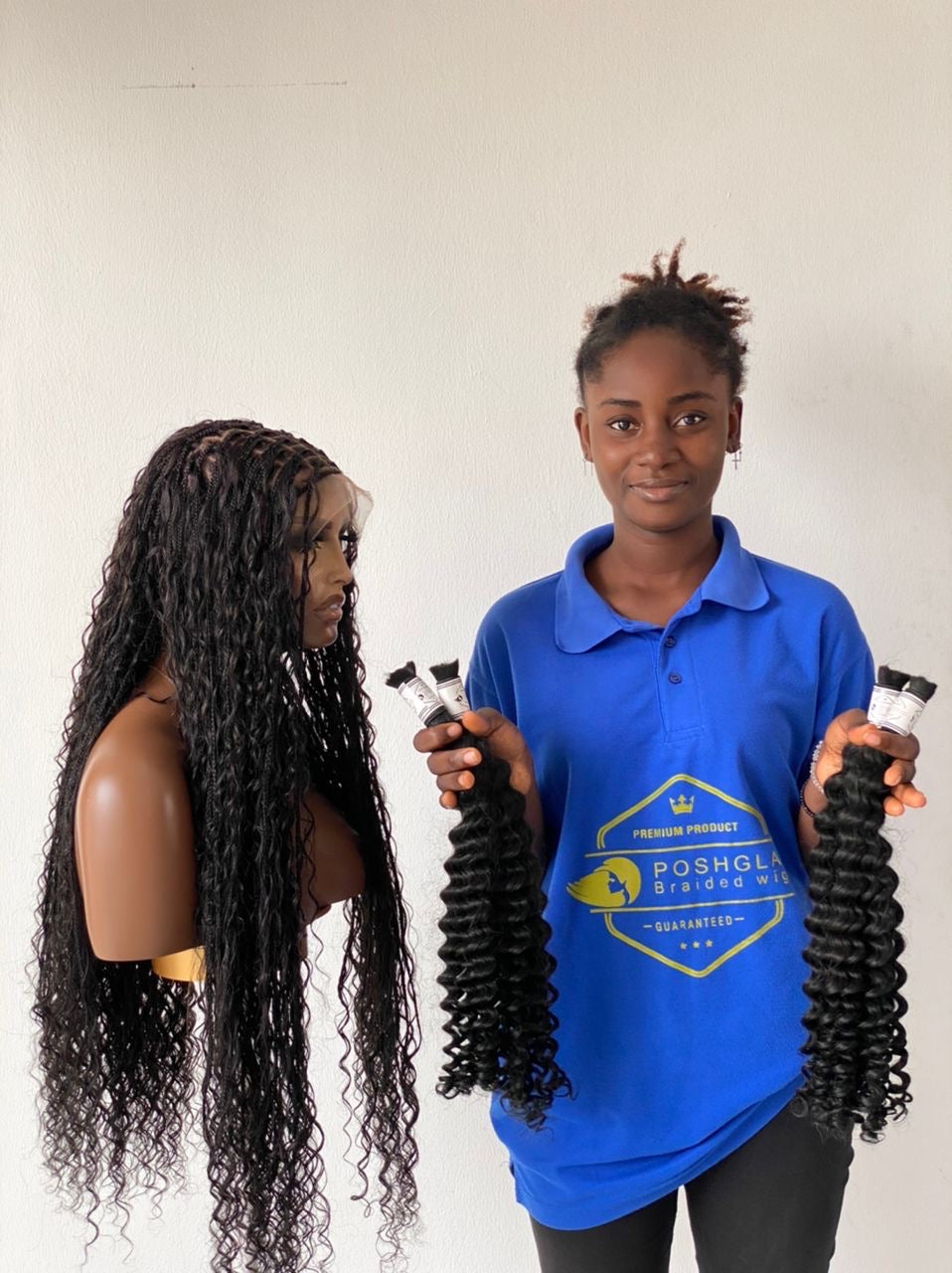 Bohemian humanhair Knotless-Ready to ship (Tara) Bohemian humanhair Knotless-Ready to ship (Tara)
