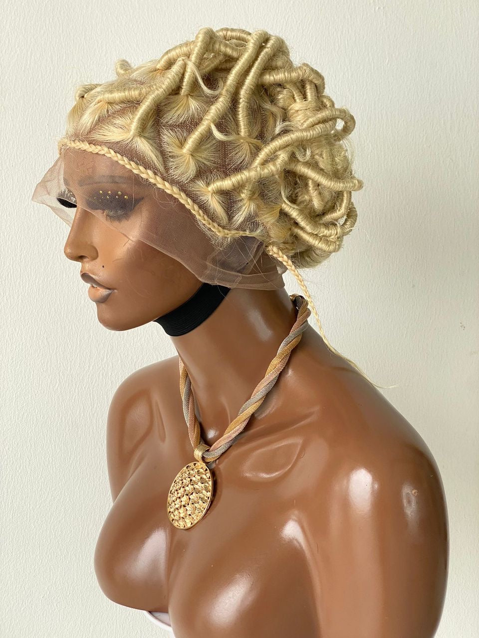 African Mother Urban Locs (Swiss Full Lace) Blond Color - Chosen African Mother Urban Locs (Swiss Full Lace) Blond Color - Chosen