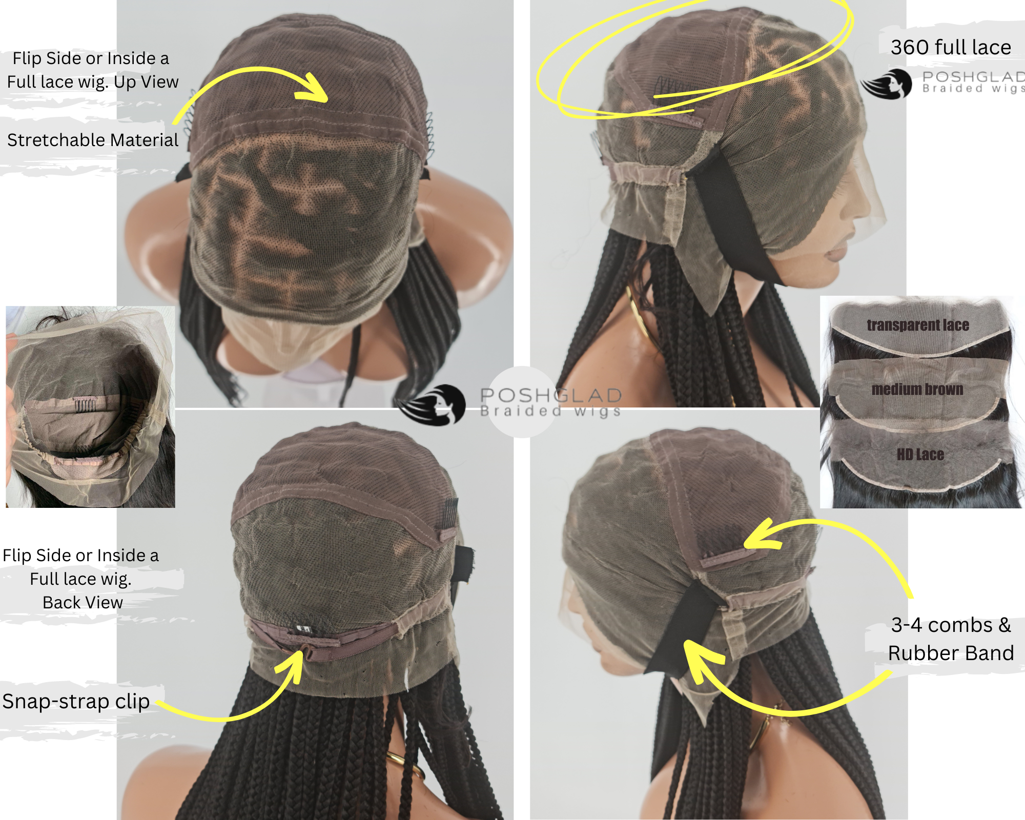 100% Human Hair Bohemian Curls Knotless Braid Wig (Bianca) Tara 100% Human Hair Bohemian Curls Knotless Braid Wig (Bianca) Tara