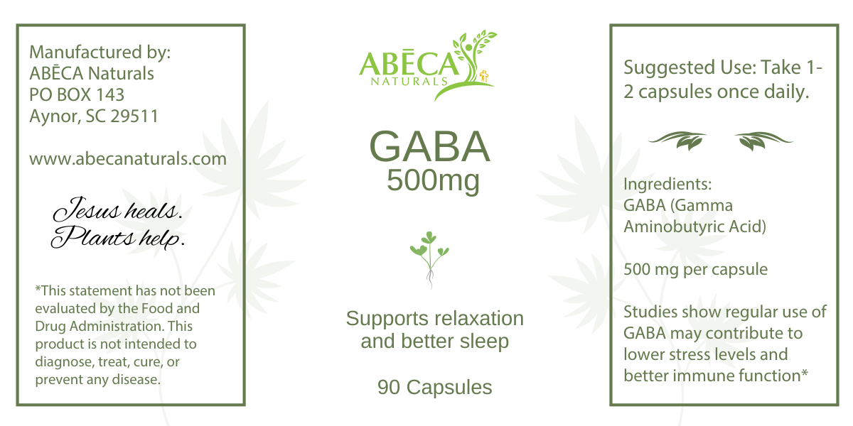 GABA Capsules GABA Capsules
