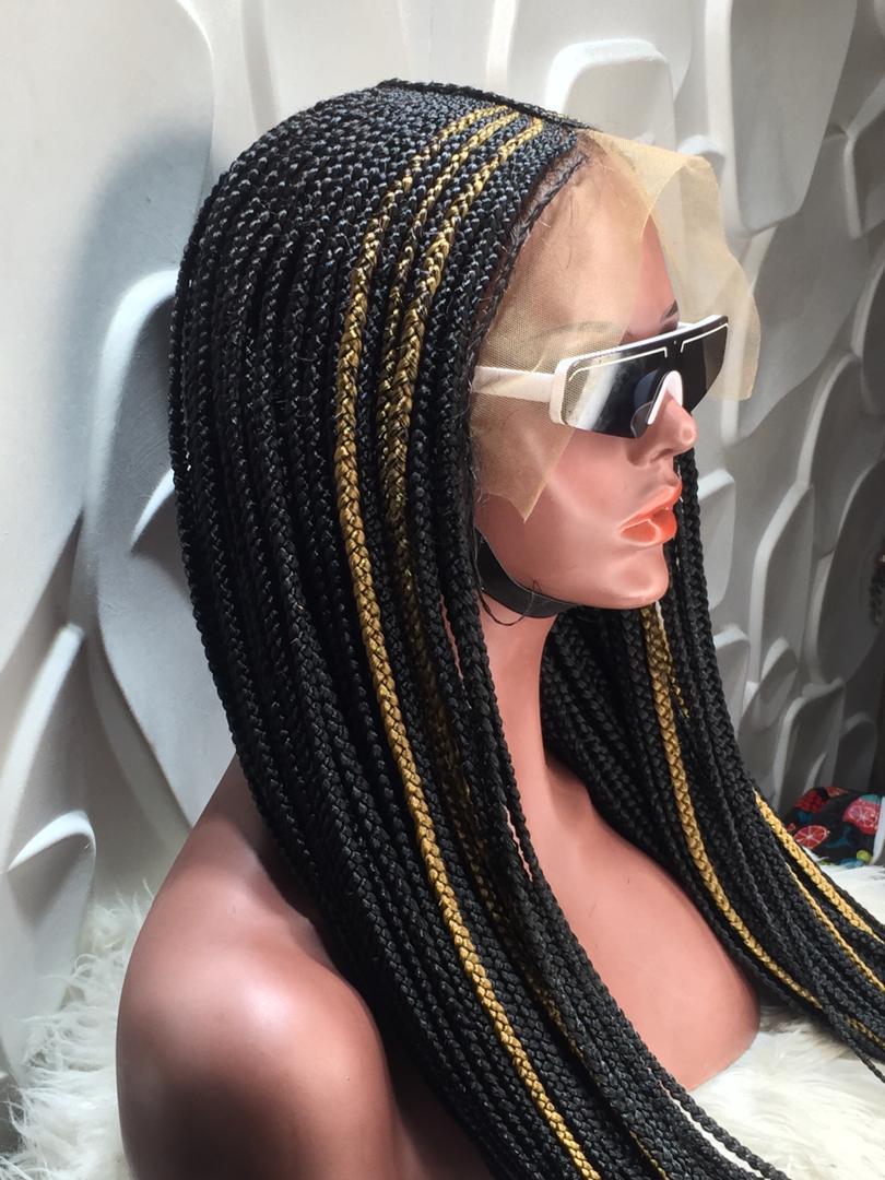 Cornrow Braid Wig - 13x4 Lace Frontal - Emma Cornrow Braid Wig - 13x4 Lace Frontal - Emma