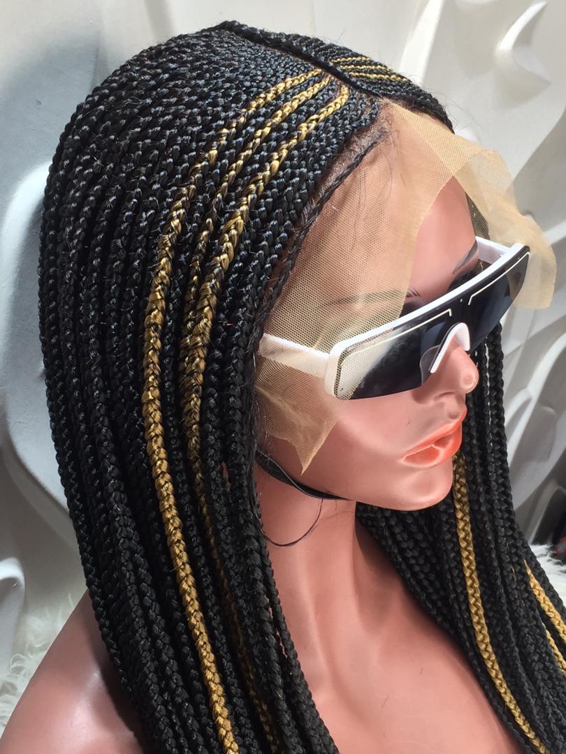 Cornrow Braid Wig - 13x4 Lace Frontal - Emma Cornrow Braid Wig - 13x4 Lace Frontal - Emma