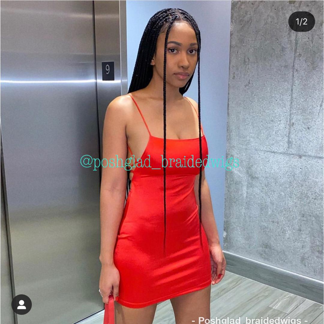 Shade Knotless Braid Wig, Full Lace, Color 1, Glueless, Scalp-Looking (Erica) Shade Knotless Braid Wig, Full Lace, Color 1, Glueless, Scalp-Looking (Erica)