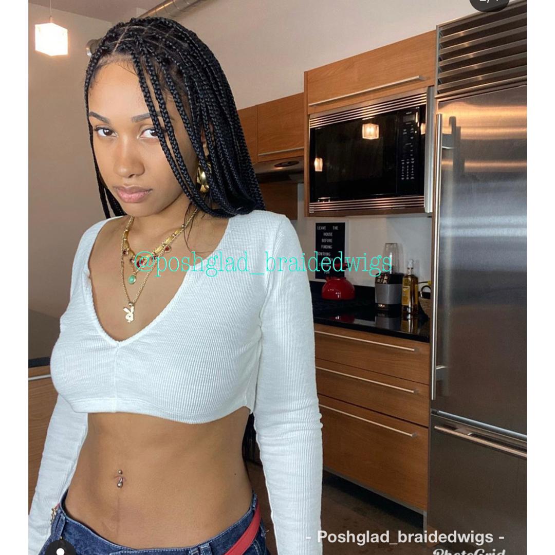 Shade Knotless Braid Wig, Full Lace, Color 1, Glueless, Scalp-Looking (Erica) Shade Knotless Braid Wig, Full Lace, Color 1, Glueless, Scalp-Looking (Erica)