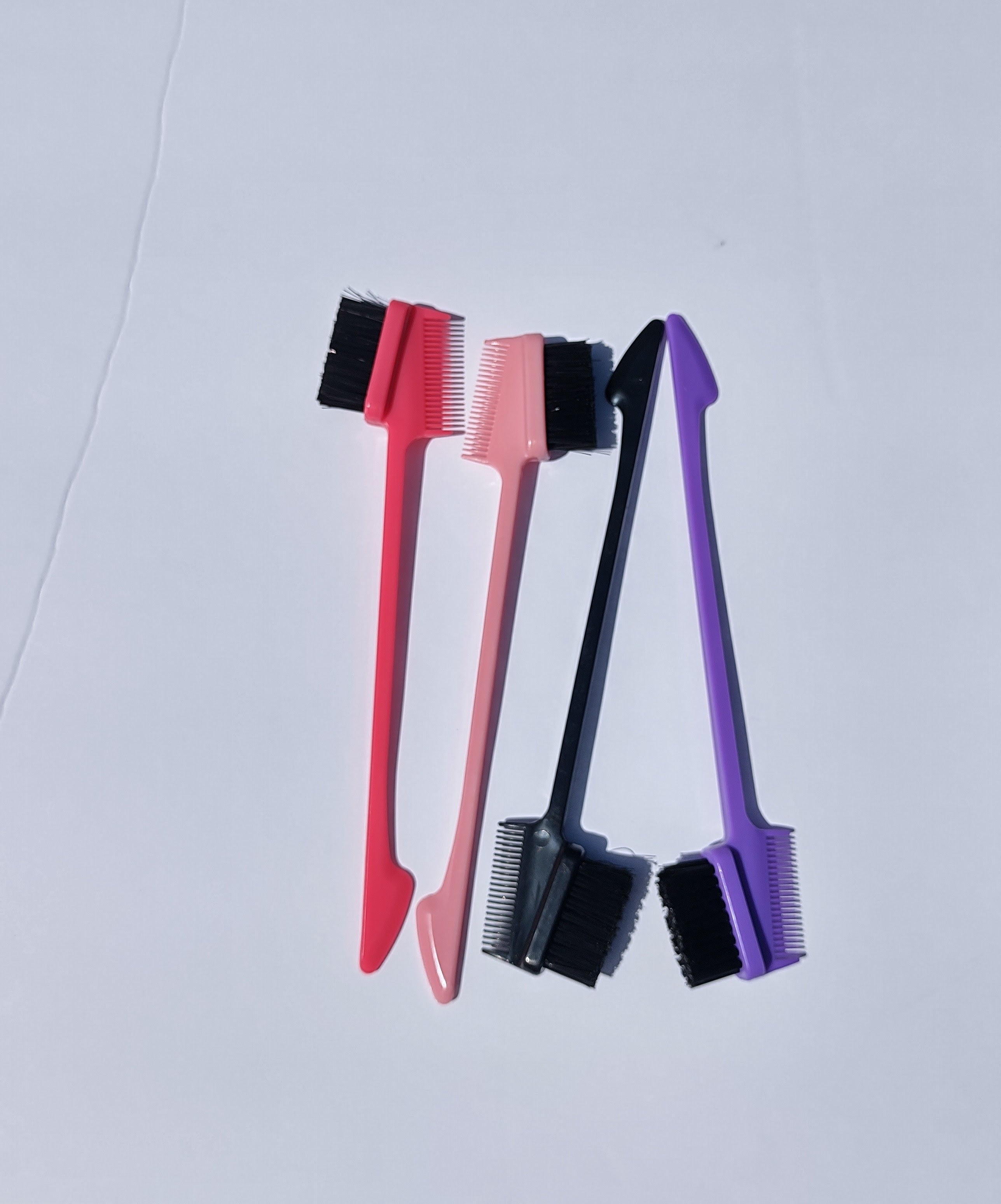 3-in-1 Double-Sided Edge Control Hair Brush 3-in-1 Double-Sided Edge Control Hair Brush