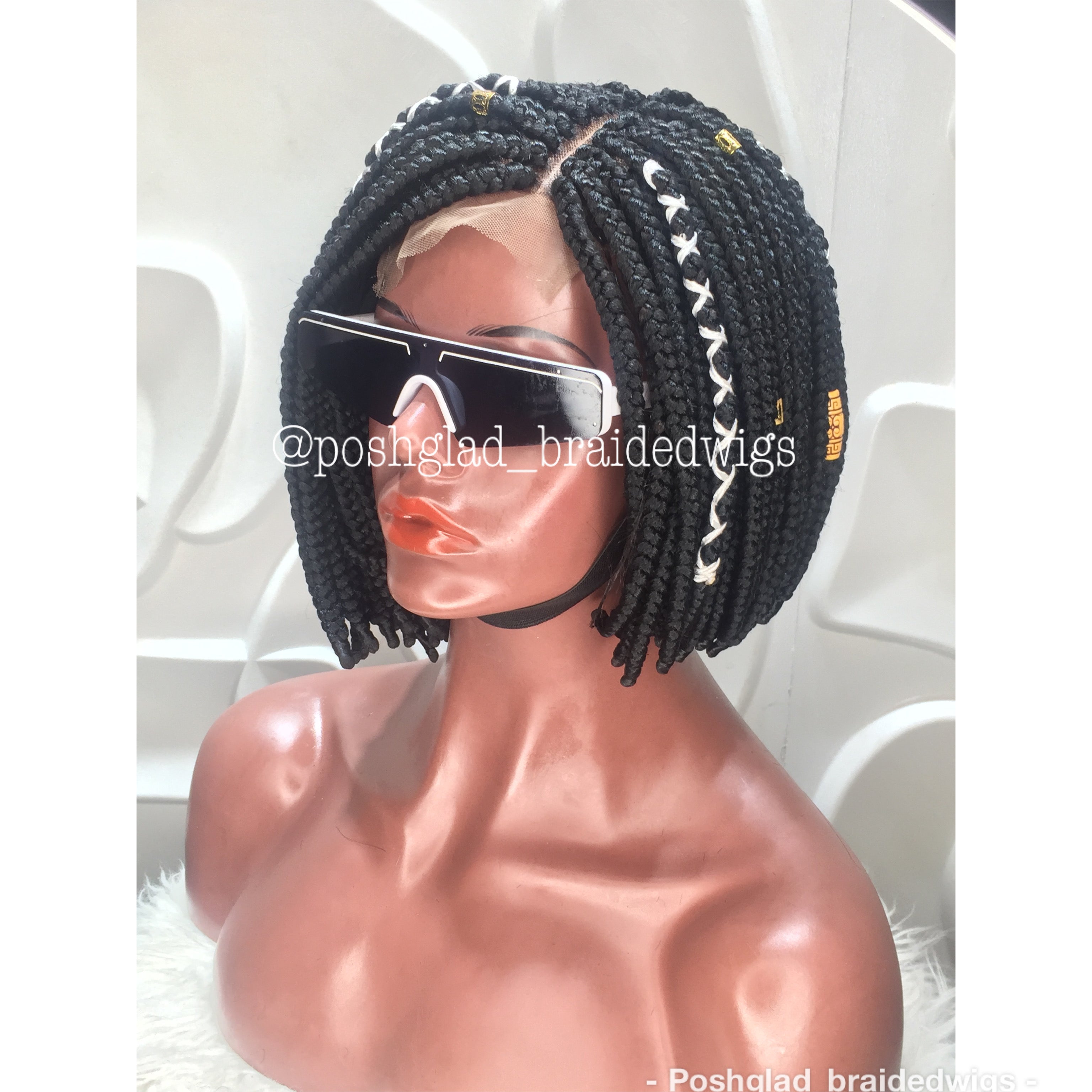 Bob Braided Wig - Lace Closure 4x4 - Destiny Bob Braided Wig - Lace Closure 4x4 - Destiny