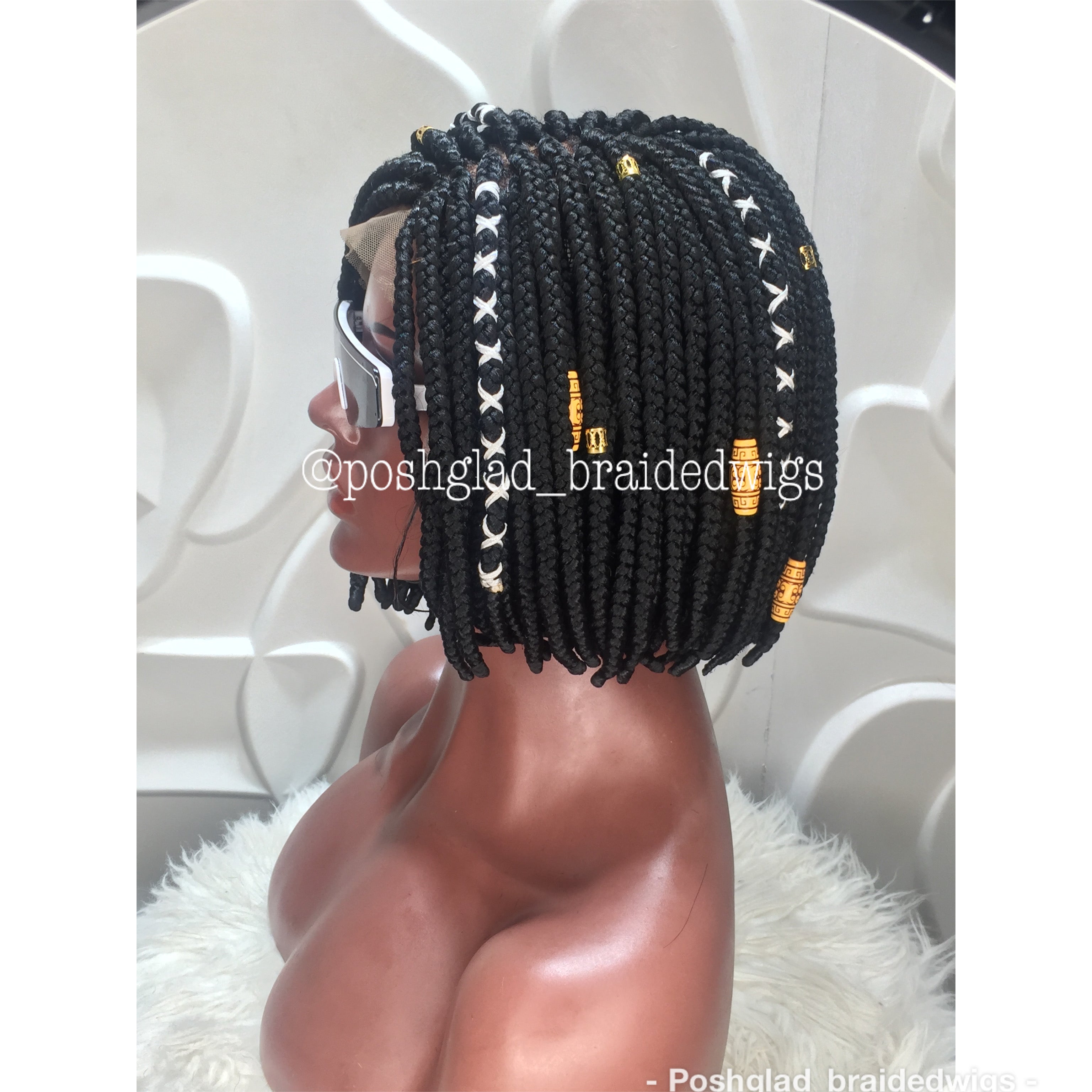 Bob Braided Wig - Lace Closure 4x4 - Destiny Bob Braided Wig - Lace Closure 4x4 - Destiny