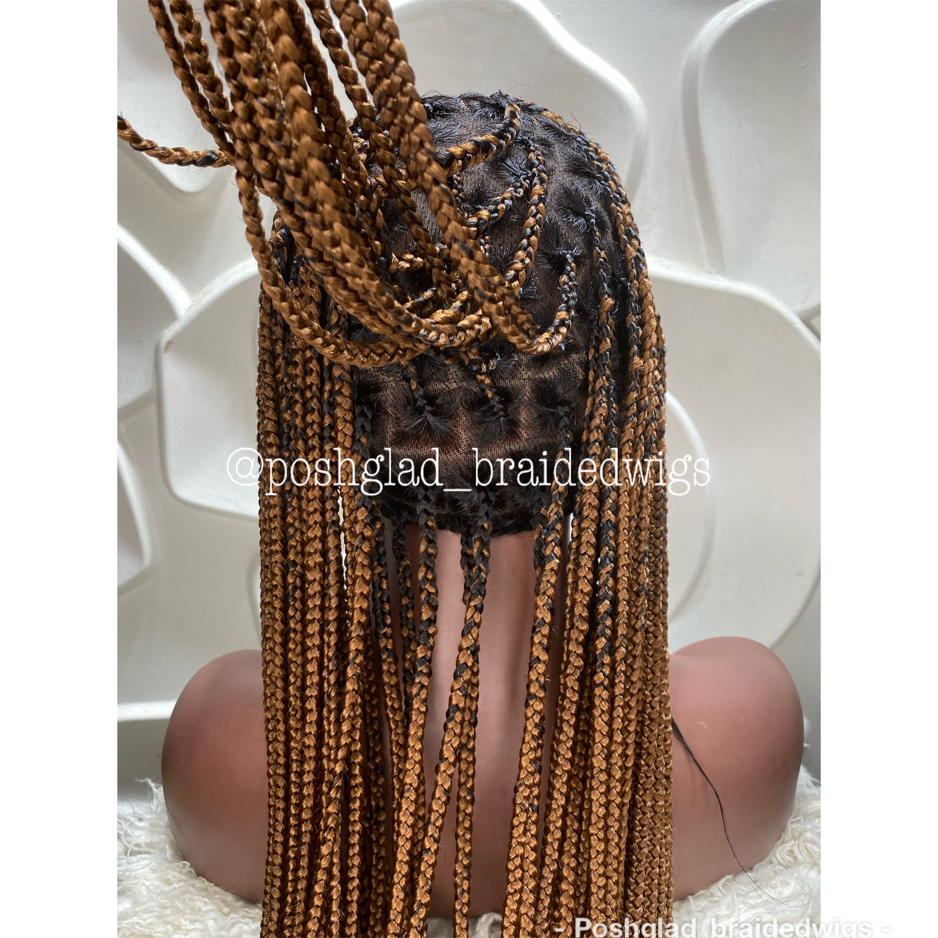 Knotless Braid Wig - Full Lace Ombre - Majida Knotless Braid Wig - Full Lace Ombre - Majida