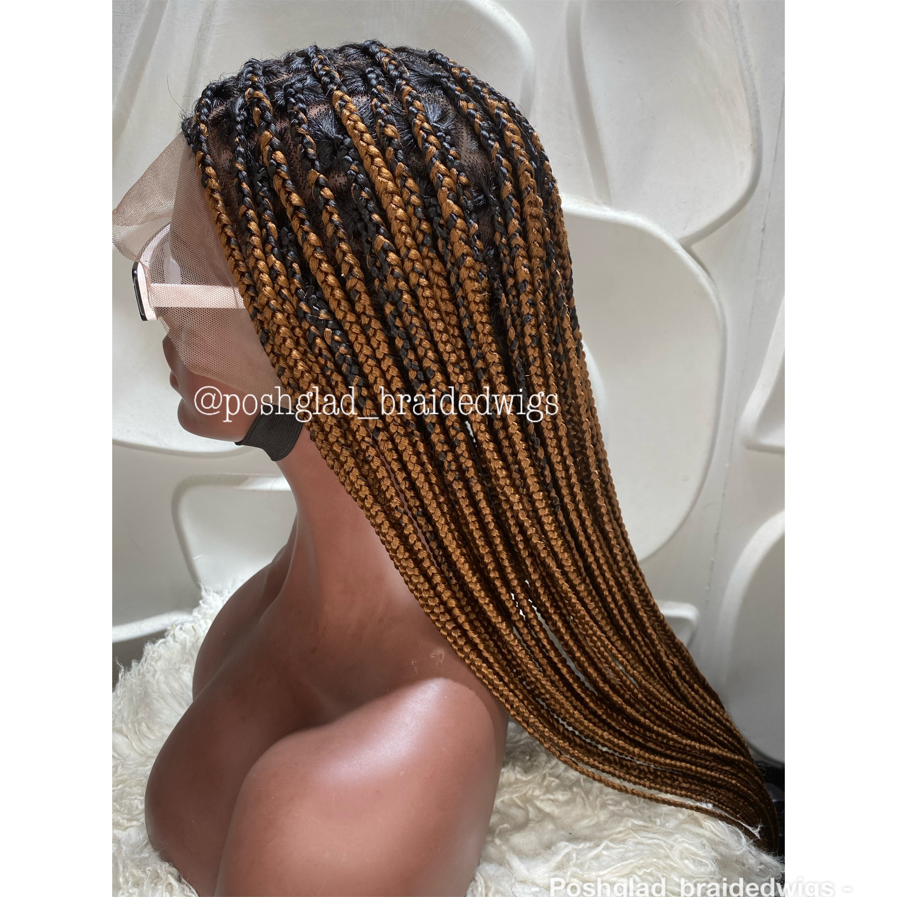 Knotless Braid Wig - Full Lace Ombre - Majida Knotless Braid Wig - Full Lace Ombre - Majida