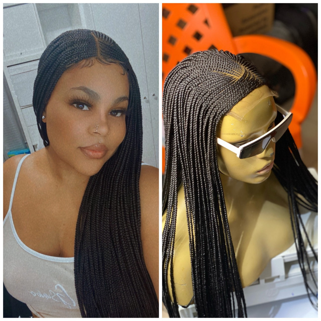 Cornrow Braid Wig Cornrow Braid Wig