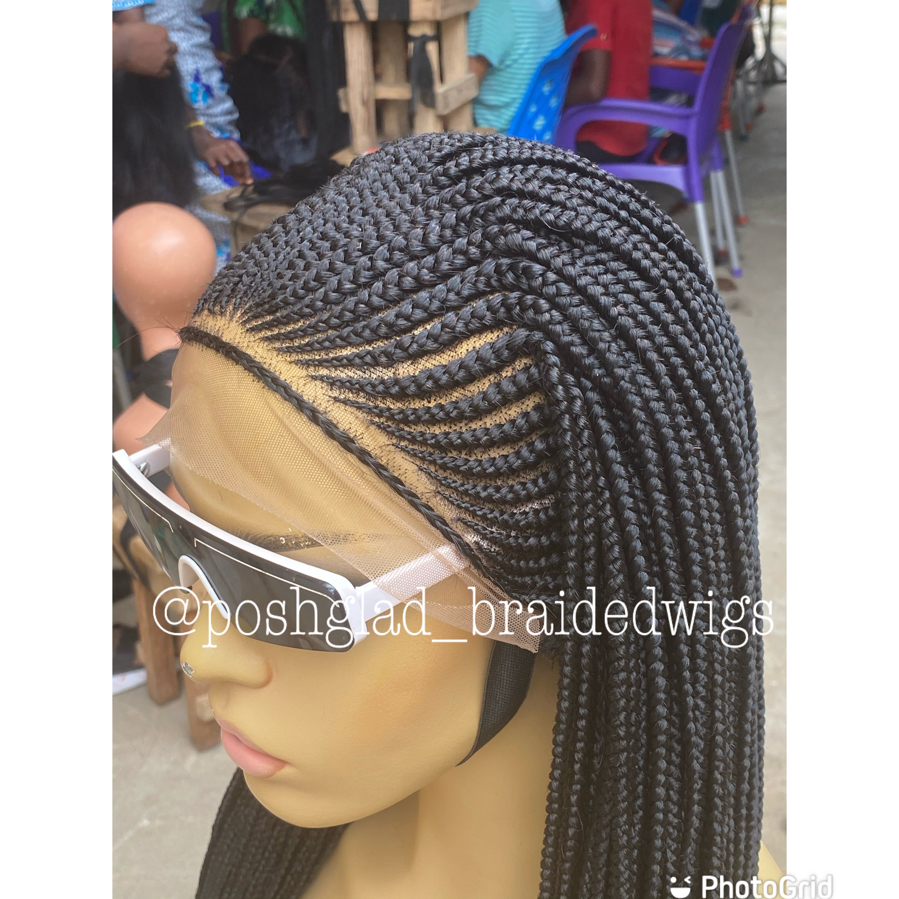Cornrow Braid Wig Cornrow Braid Wig