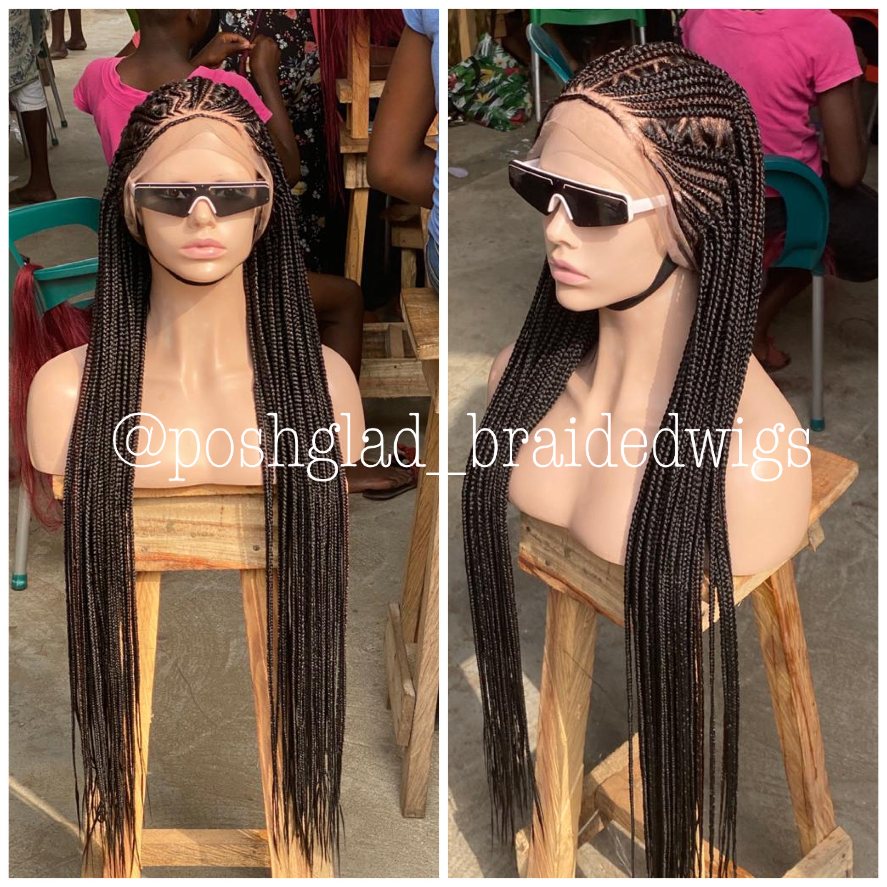 Cornrow Braid Wig - Full Lace - Abimbola Cornrow Braid Wig - Full Lace - Abimbola