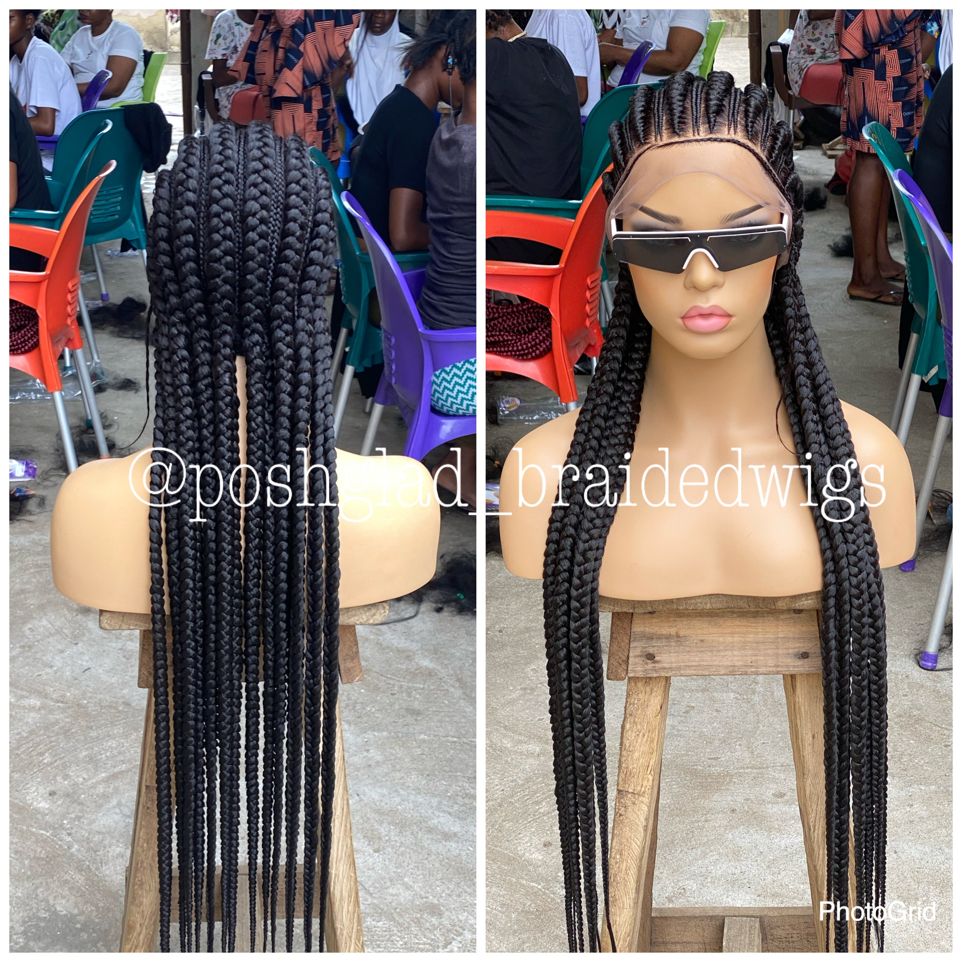 Feed-In Braid Cornrow Wig - Altou Feed-In Braid Cornrow Wig - Altou