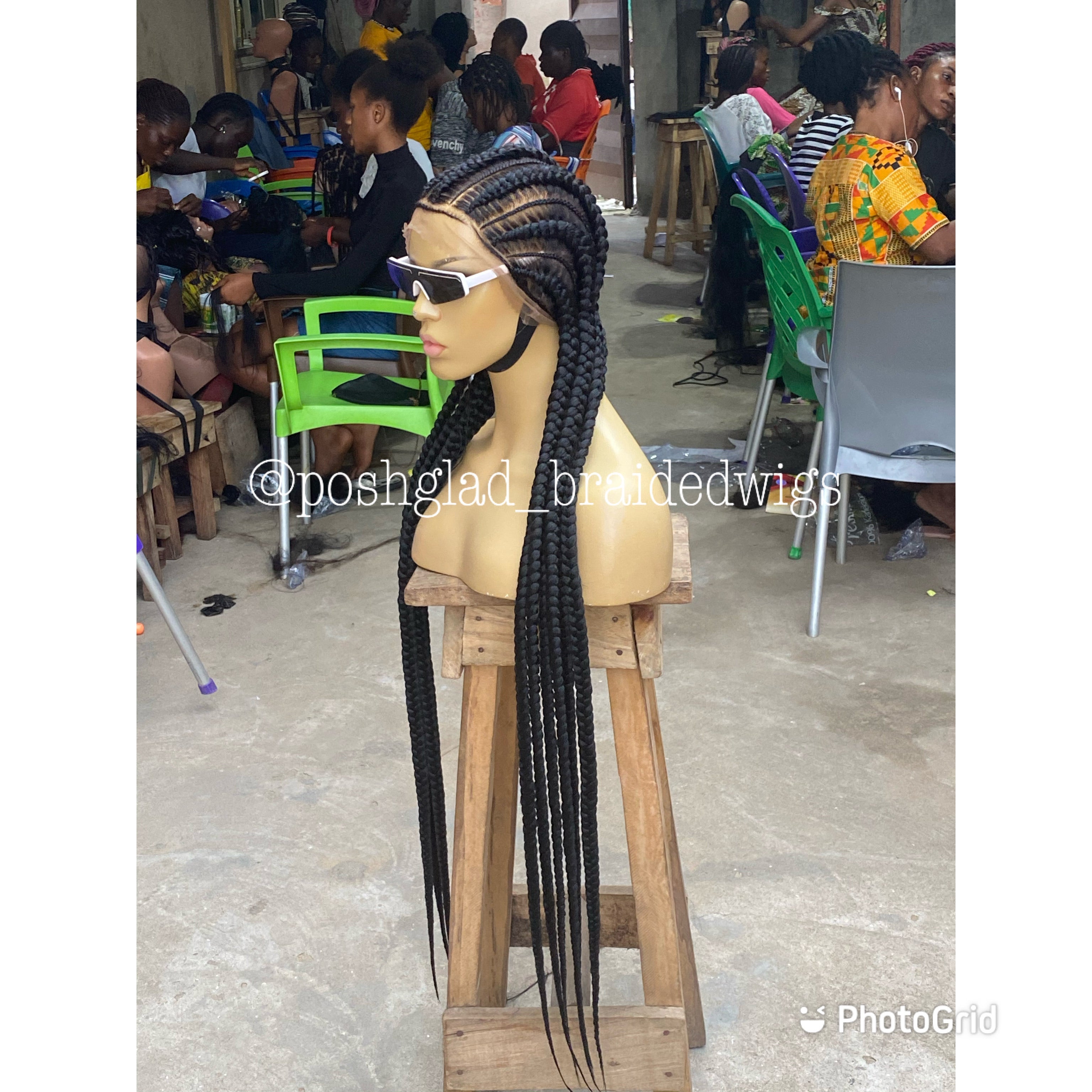 Feed In Braids To The Back - Amalia Feed In Braids To The Back - Amalia