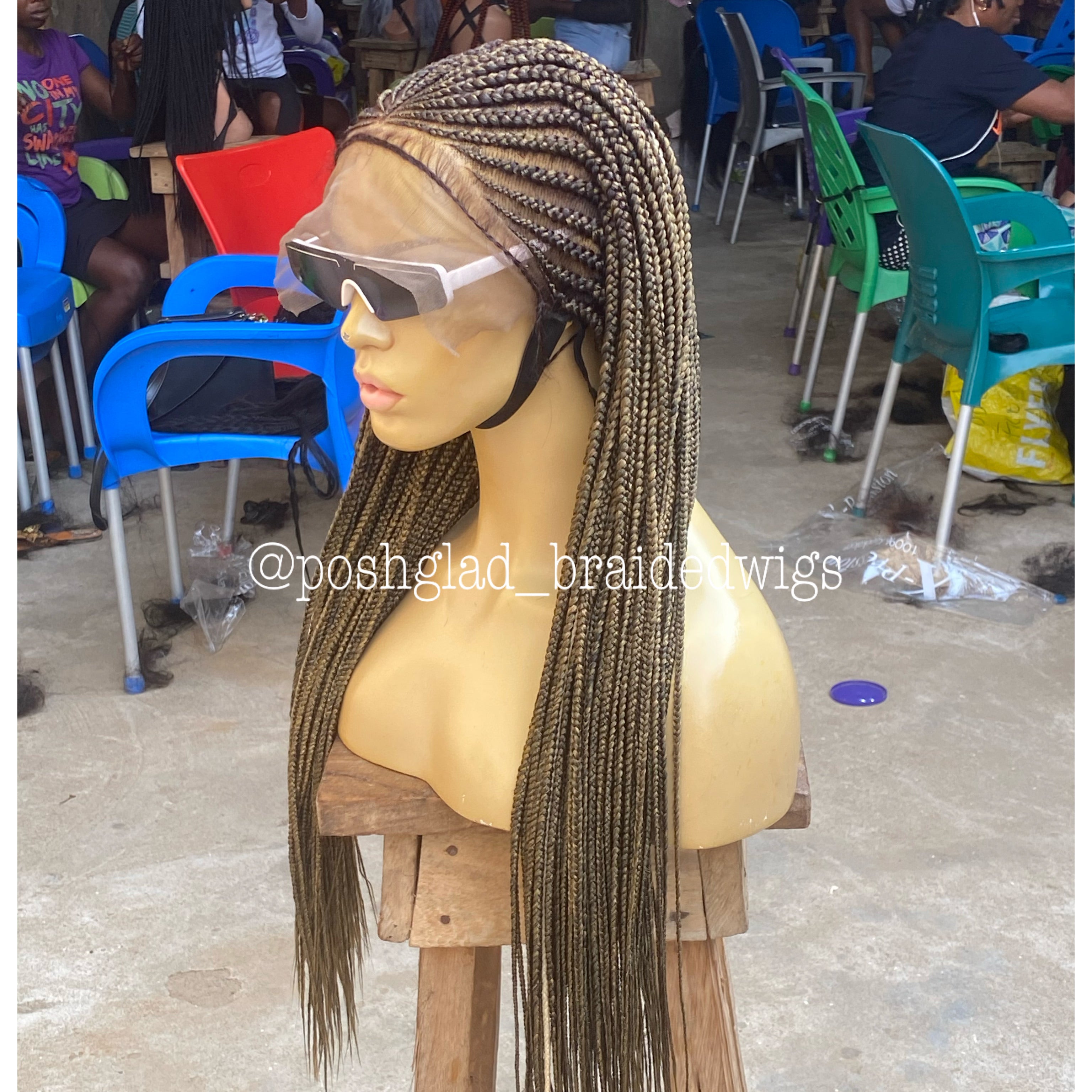 Cornrow Braid Wig - 13x6 Deep Frontal - Bonnie Cornrow Braid Wig - 13x6 Deep Frontal - Bonnie