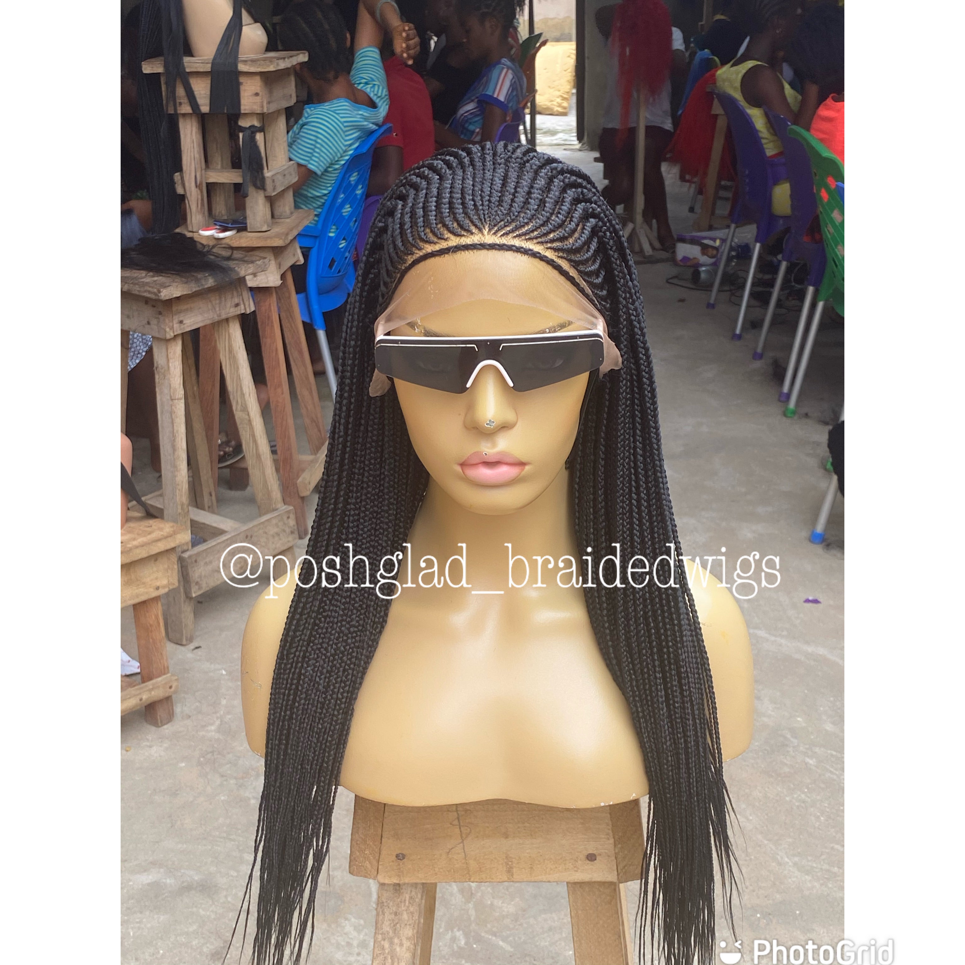 Cornrow Braid Wig Cornrow Braid Wig