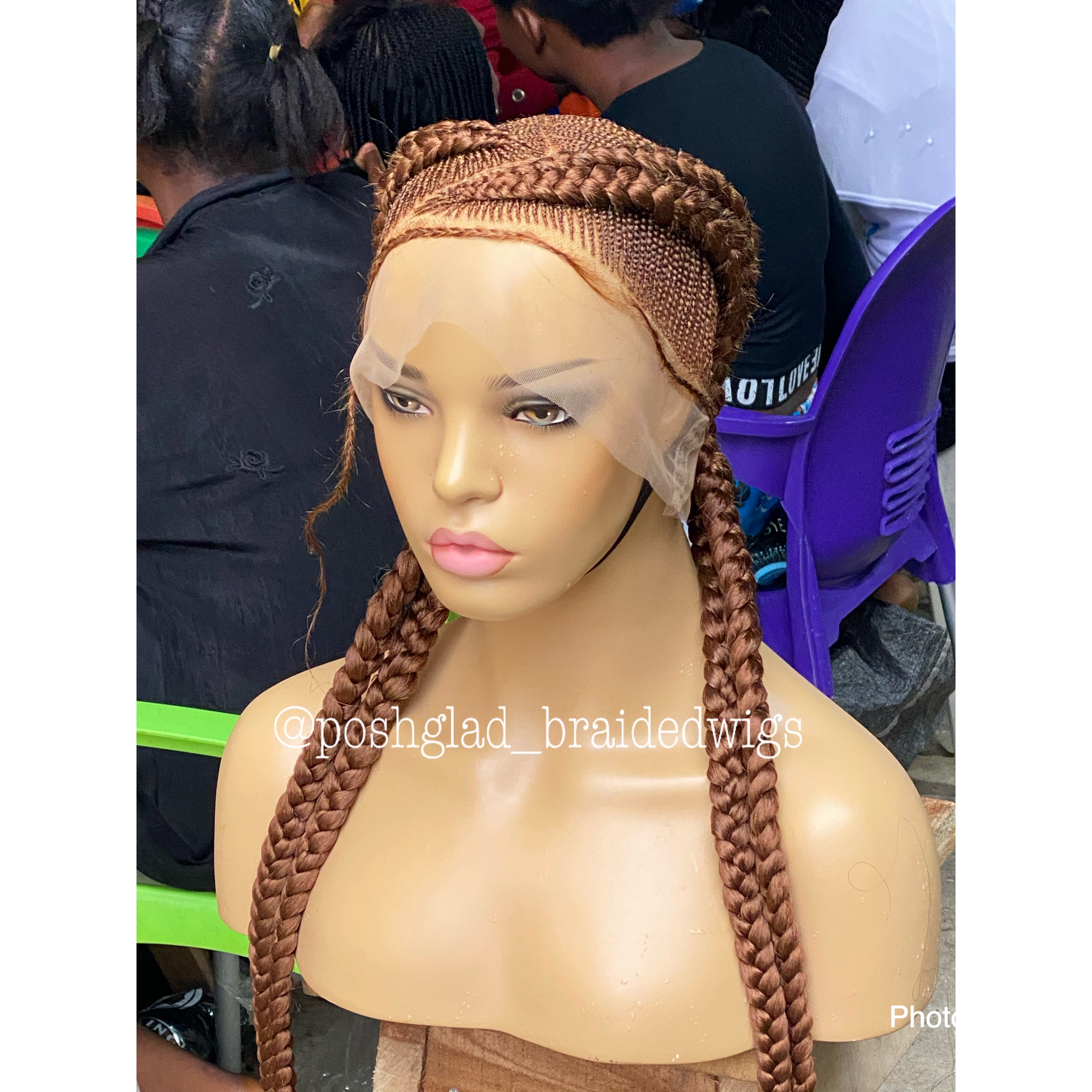 Cornrow Braid Wig - Color 30 Root - Imani Cornrow Braid Wig - Color 30 Root - Imani