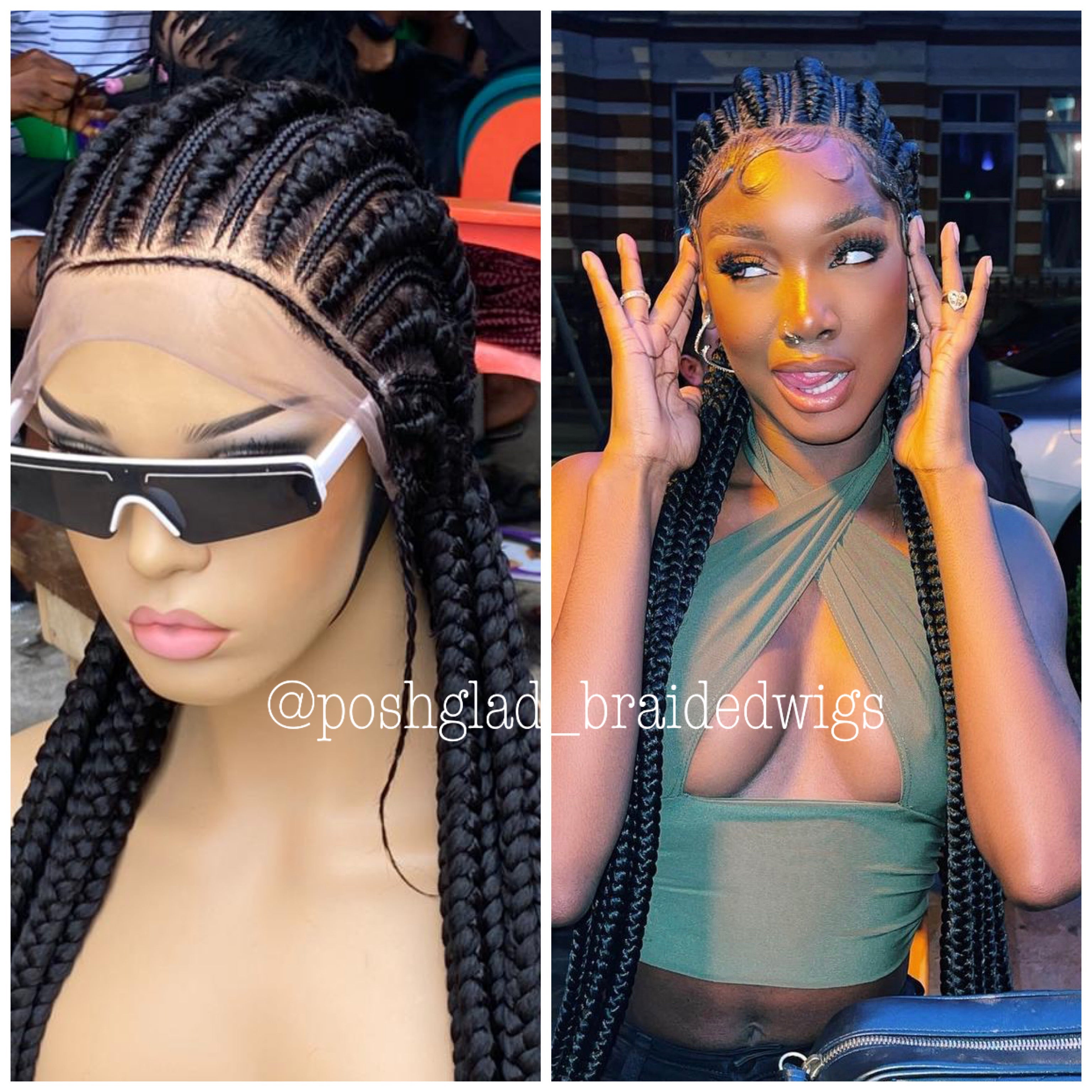 Feed-In Braid Cornrow Wig - Altou Feed-In Braid Cornrow Wig - Altou