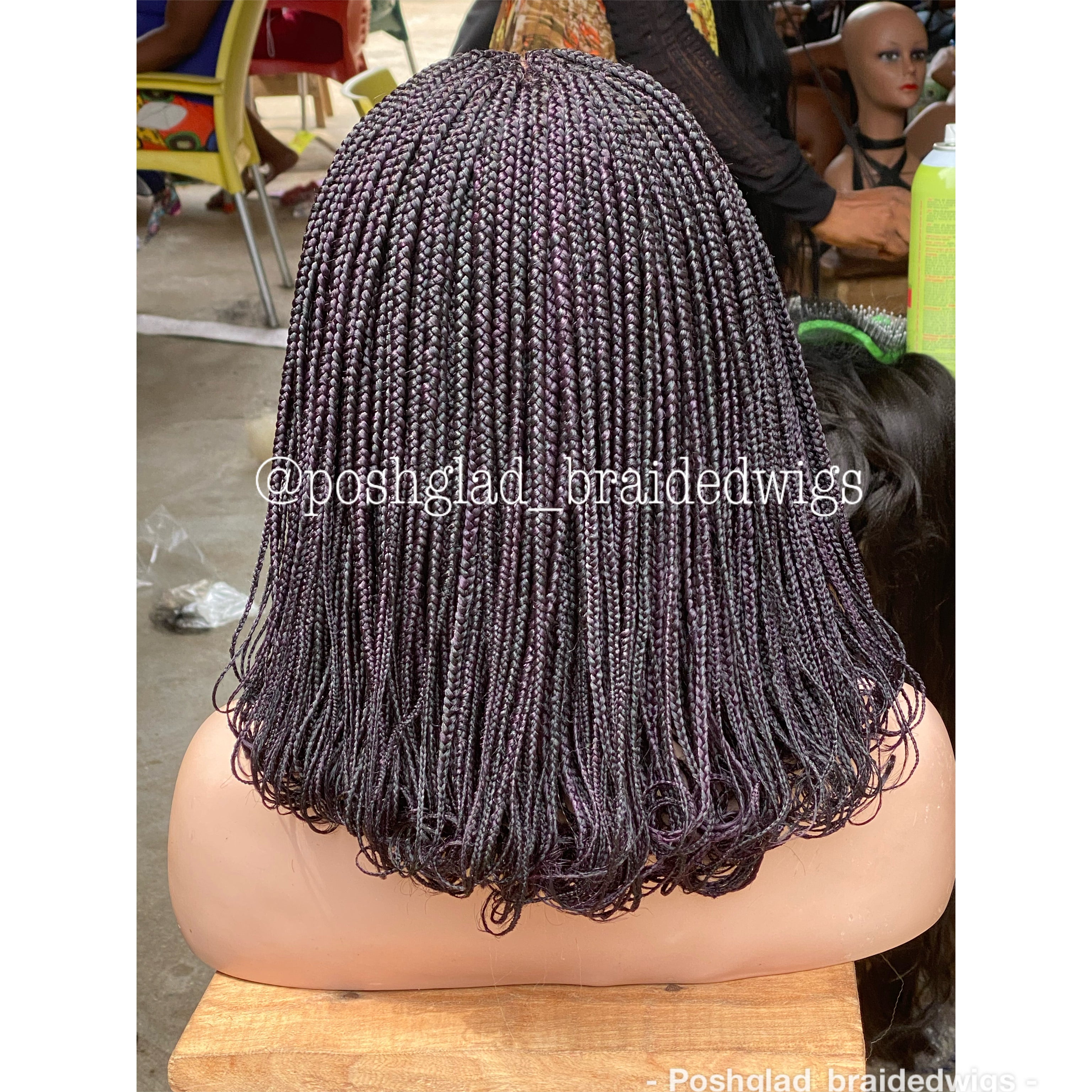 Bob Braid Wig - 13x4 Lace Frontal - Kadijah Bob Braid Wig - 13x4 Lace Frontal - Kadijah