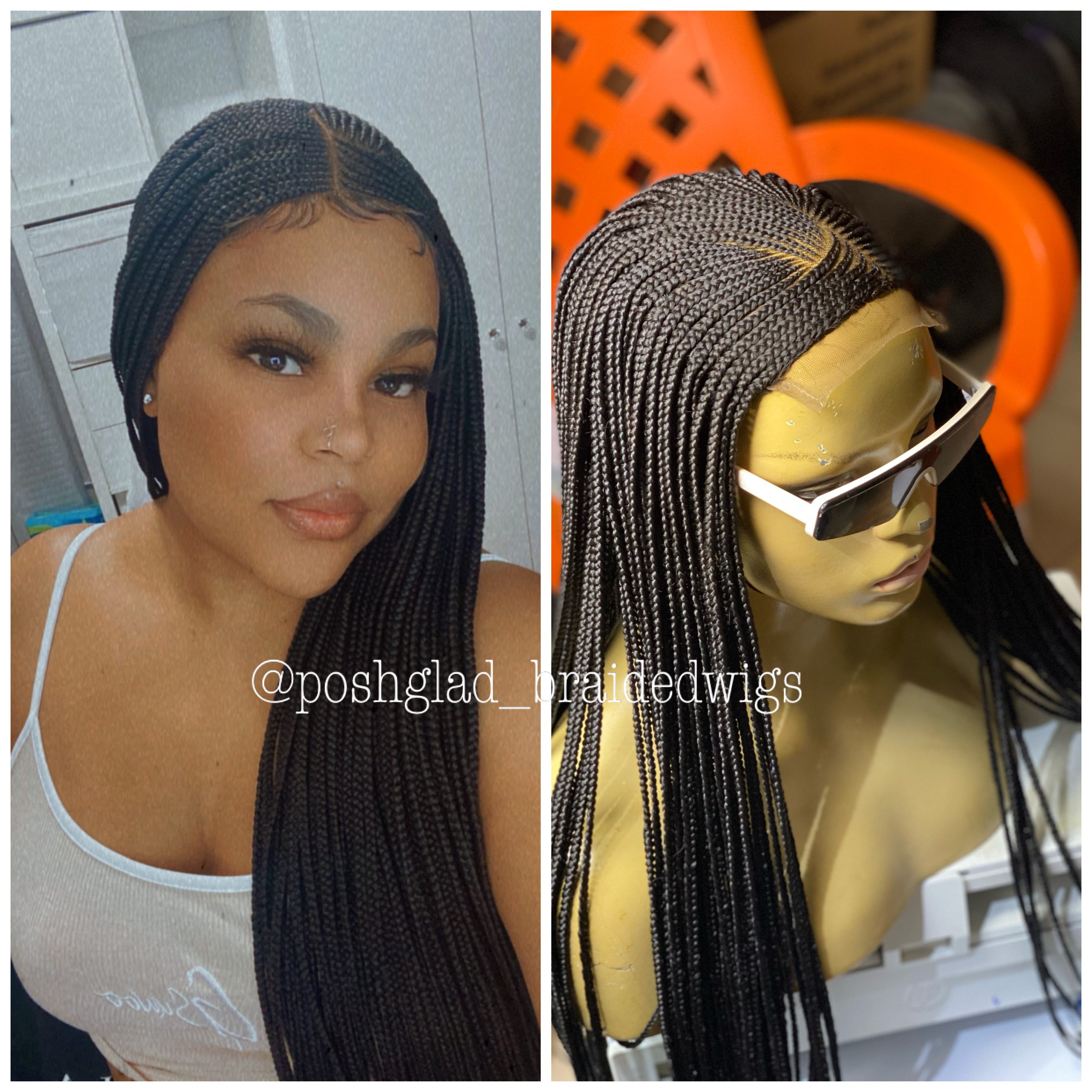 Cornrow Braid Wig Cornrow Braid Wig