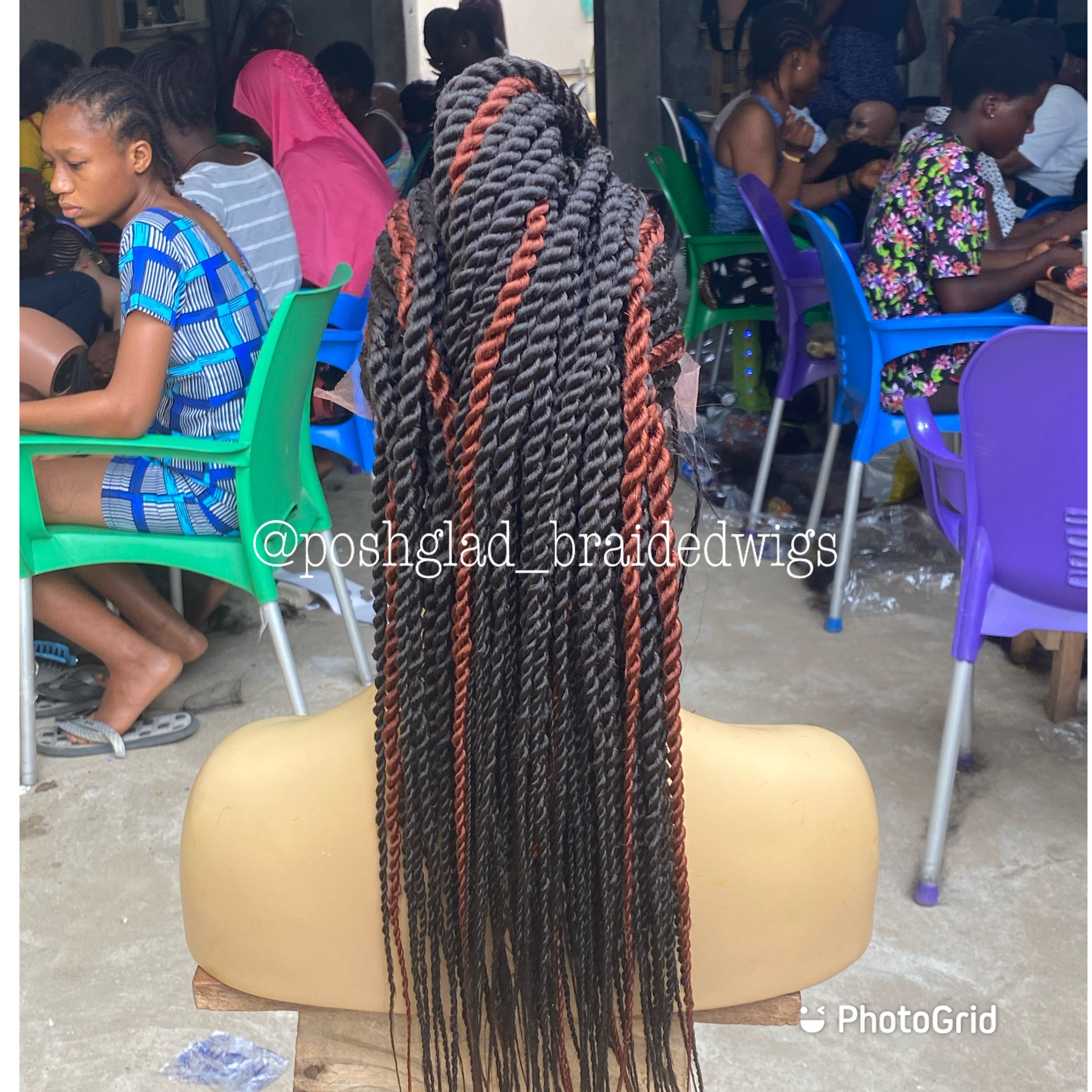 Cornrow Twist Braids - Tamaira Cornrow Twist Braids - Tamaira