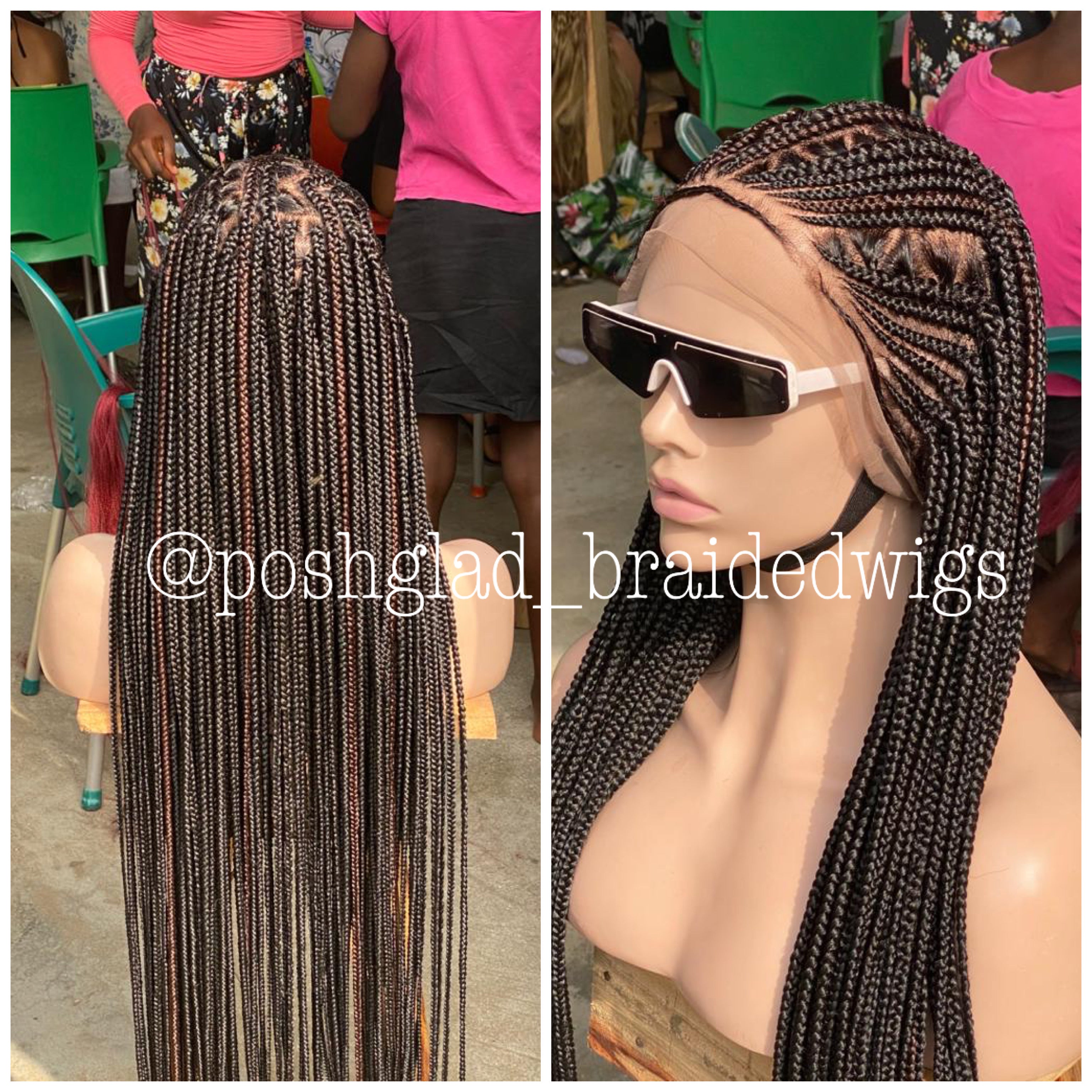 Cornrow Braid Wig - Full Lace - Abimbola Cornrow Braid Wig - Full Lace - Abimbola