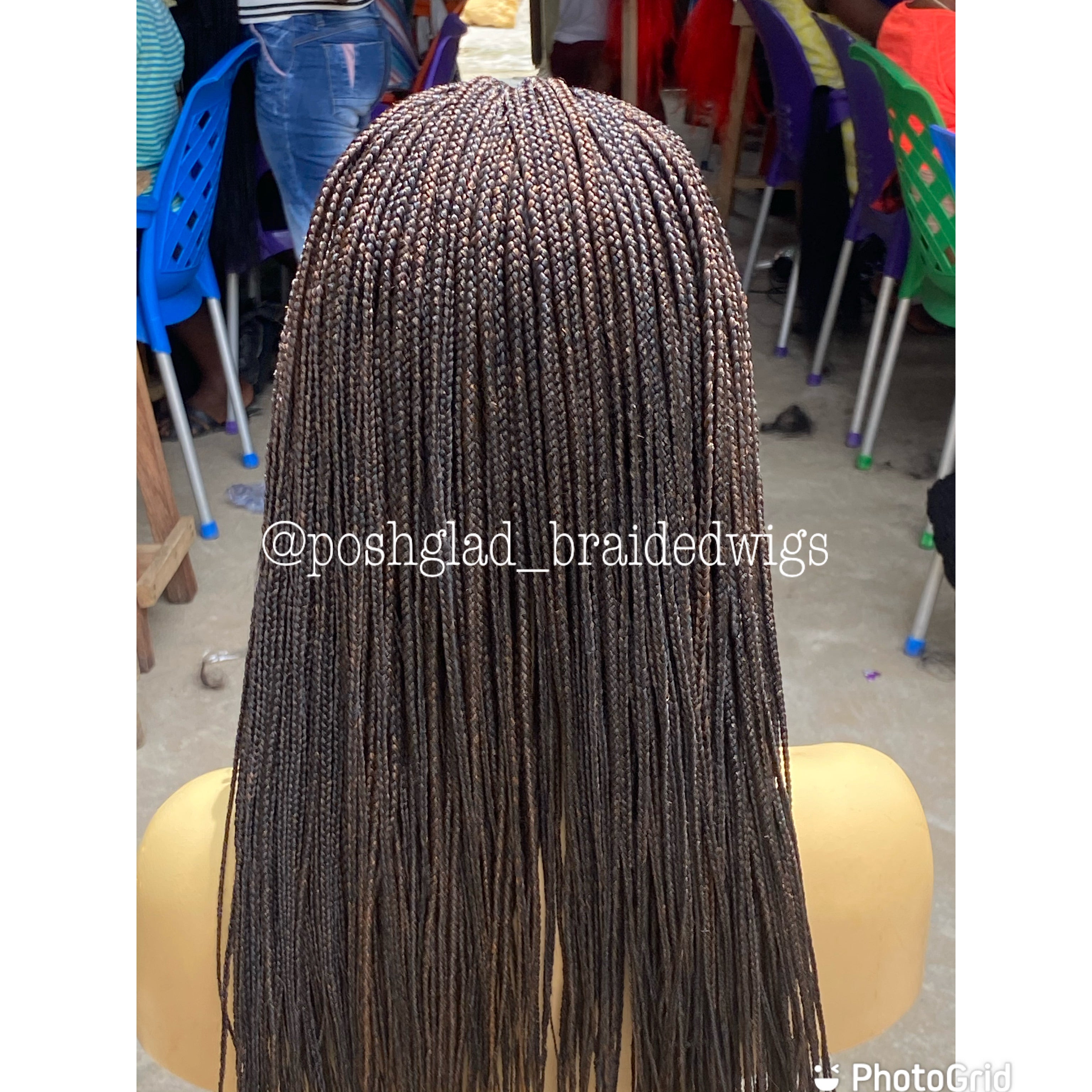 Cornrow Braid Wig - 13x4 Lace Frontal Side Part - Carol Cornrow Braid Wig - 13x4 Lace Frontal Side Part - Carol