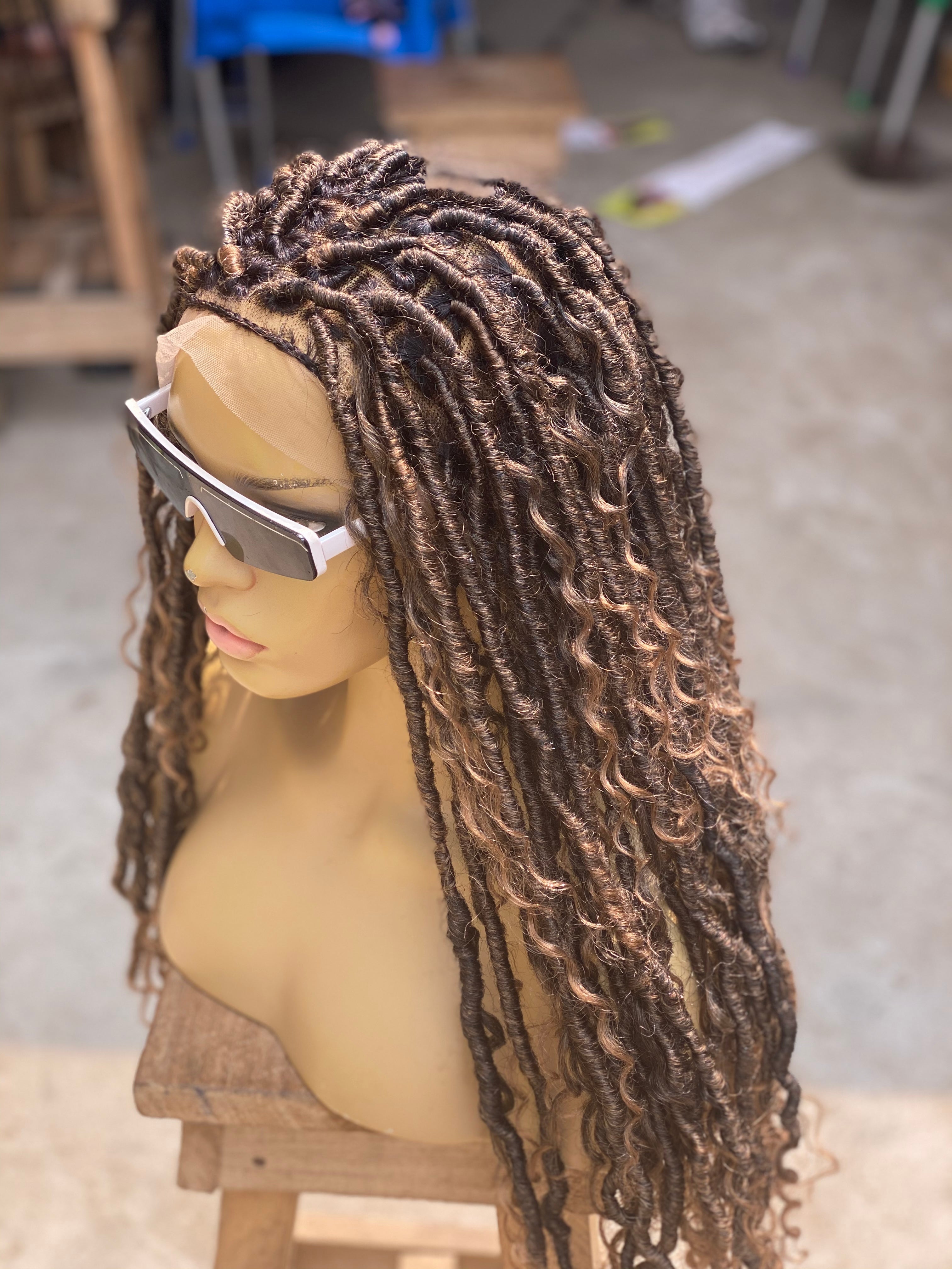 Soft Locs Wig - Faux Locs Full Lace - African Queen Soft Locs Wig - Faux Locs Full Lace - African Queen